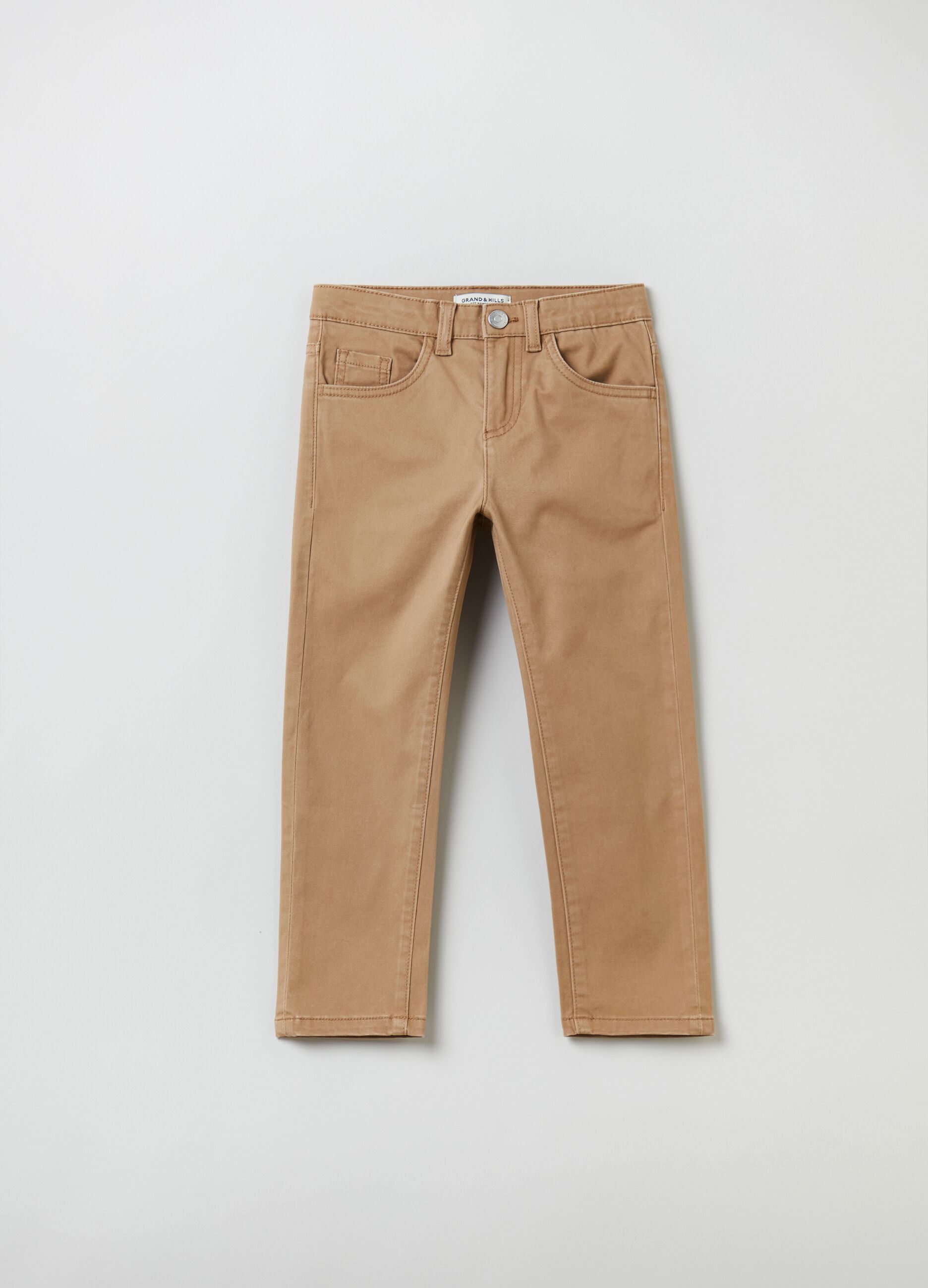 5-pocket slim fit trousers