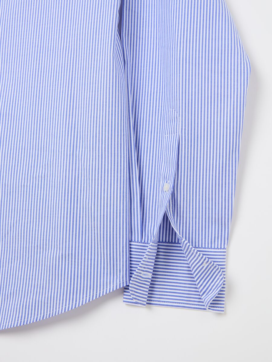 Slim-fit easy-iron pinstripe shirt_5