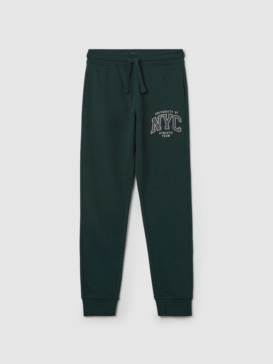 Joggers con coulisse "NYC Athletic Team"_0