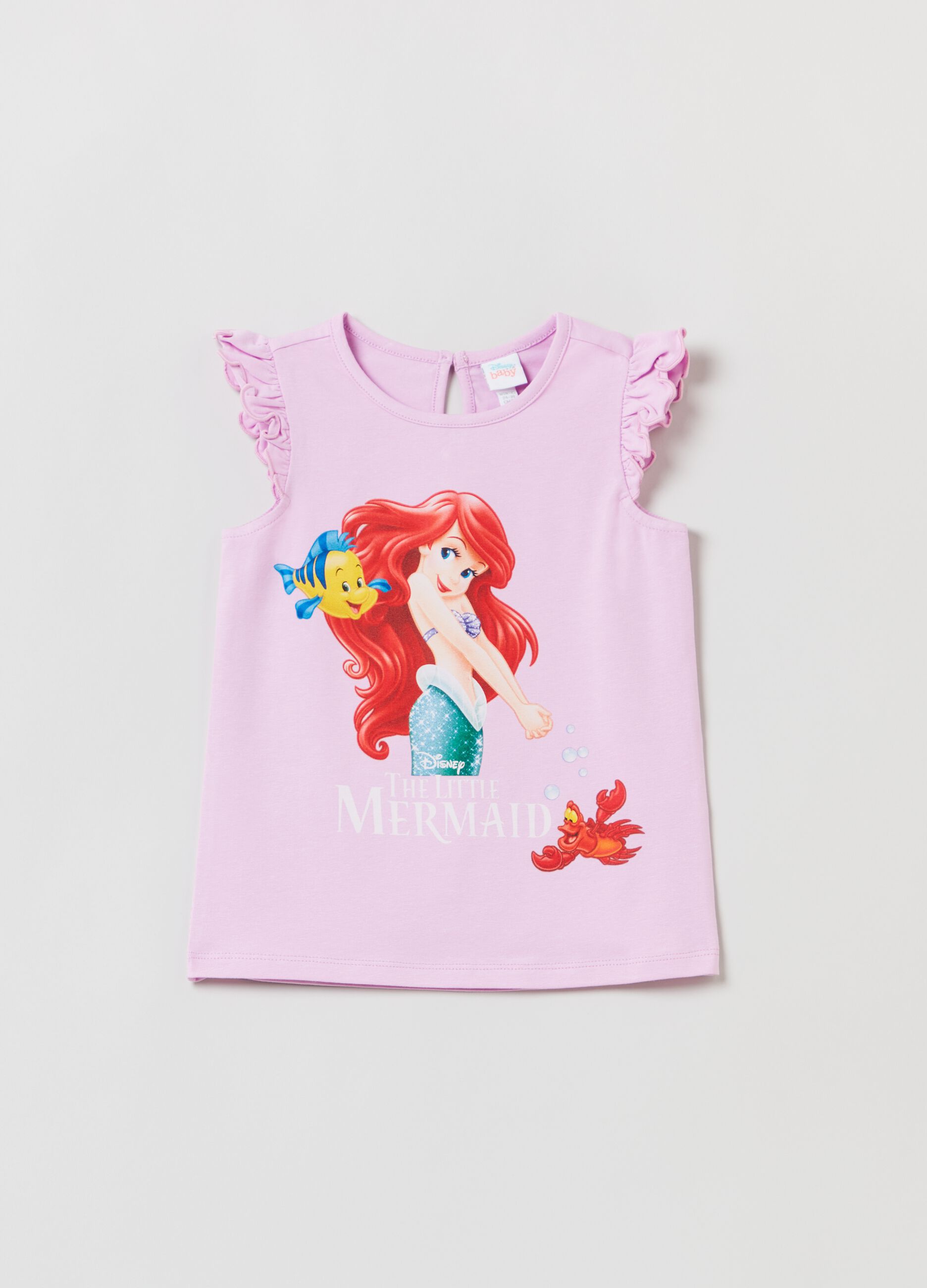 Tank top with Disney Baby The Little Mermaid print