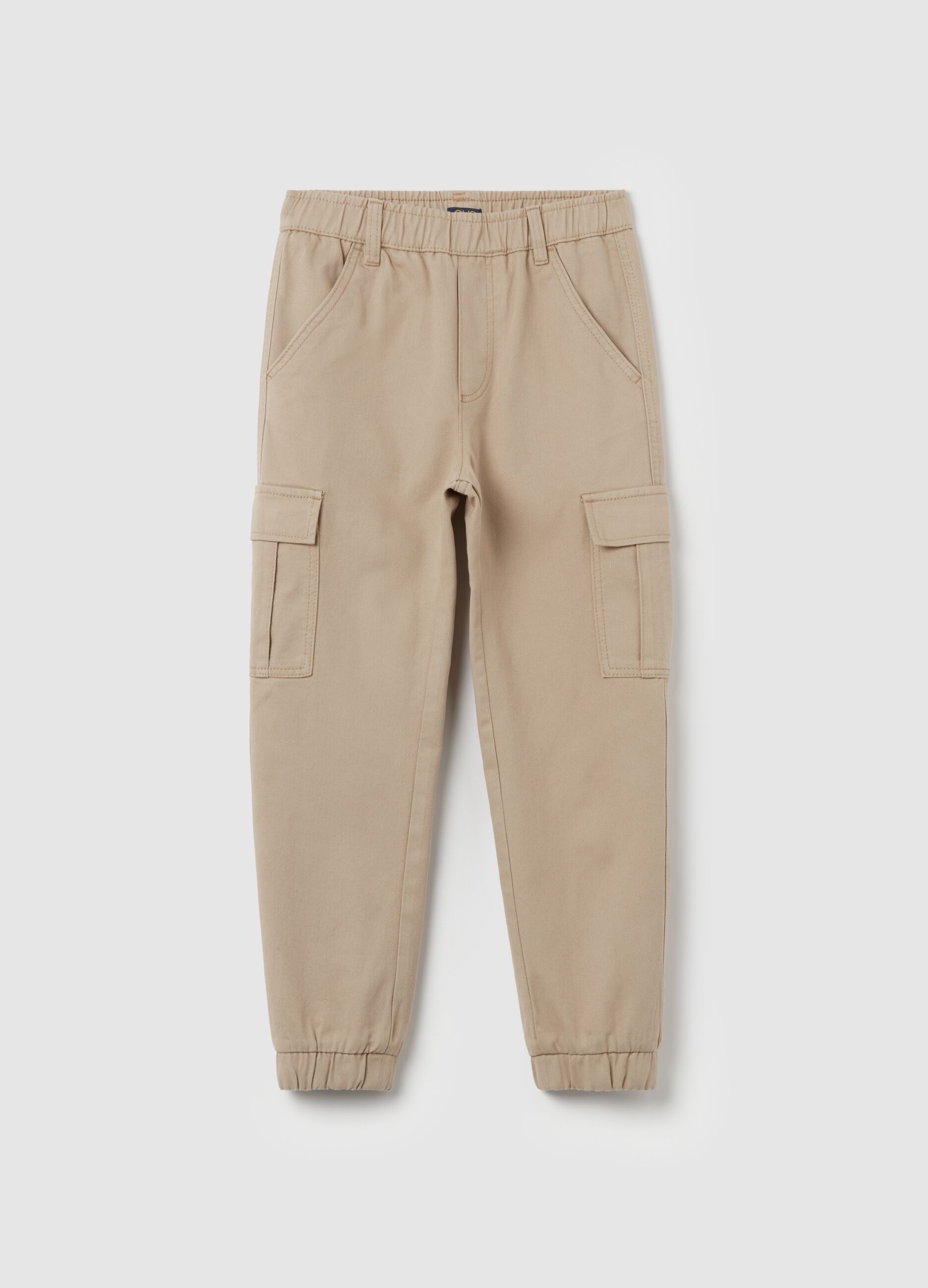 Joggers cargo in cotone