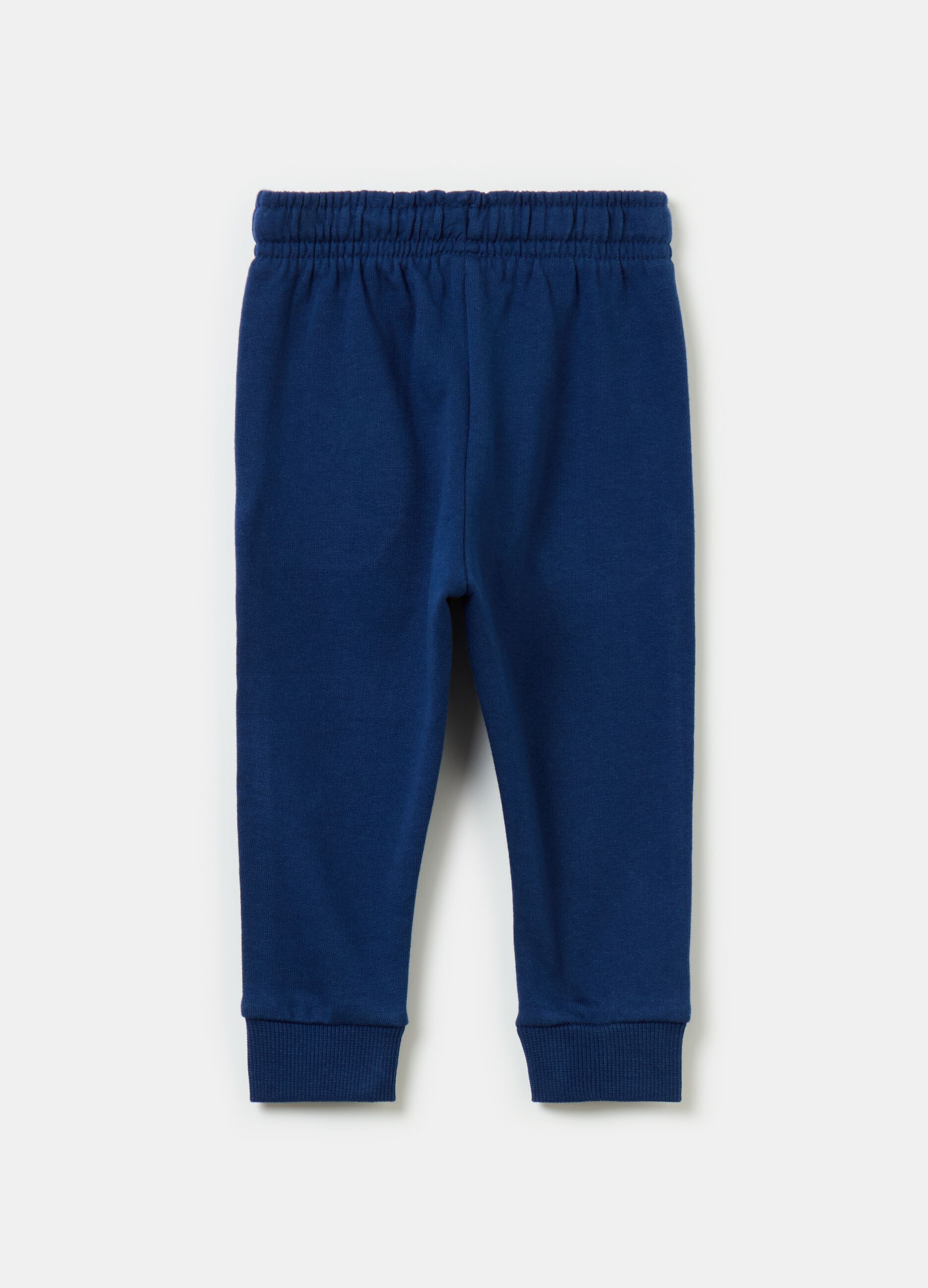 Fleece joggers with drawstring