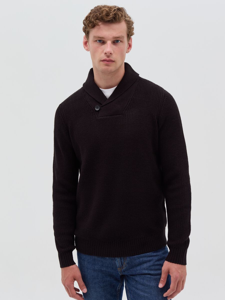 Pullover with shawl neck_2