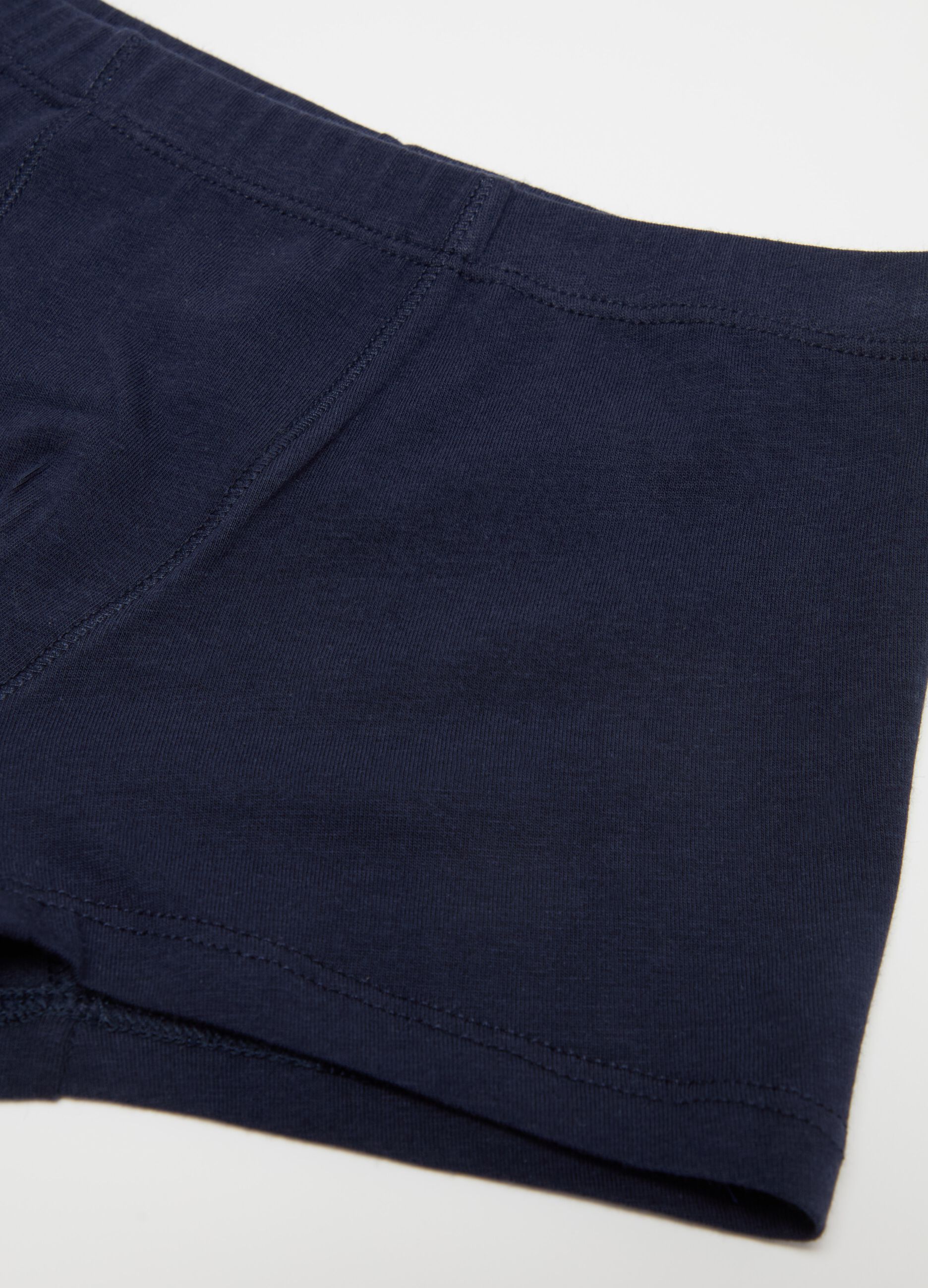 Five-pack boxers in organic cotton