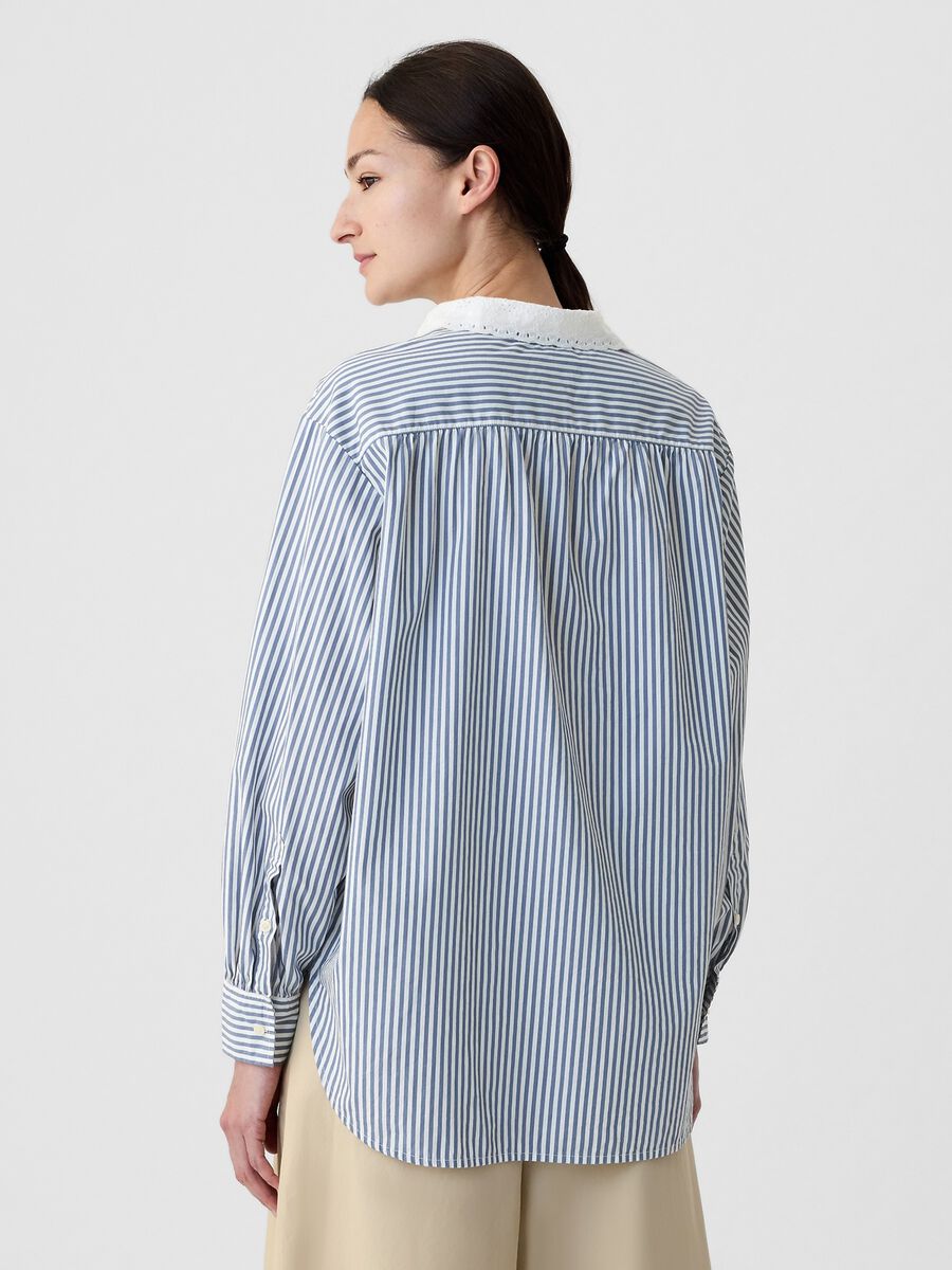 GAP for DÔEN shirt with collar in broderie anglaise_3