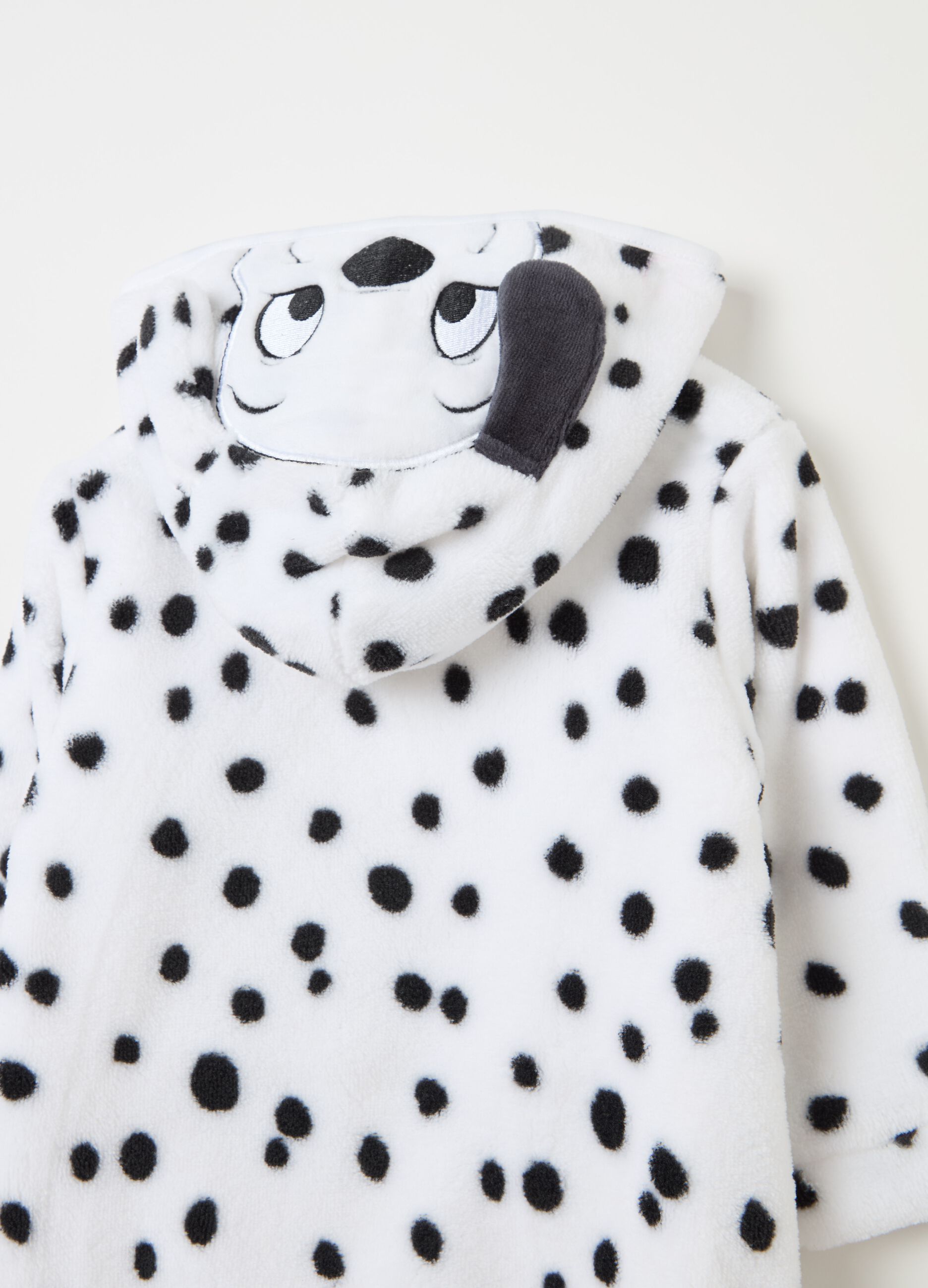 101 Dalmatians onesie in faux fur