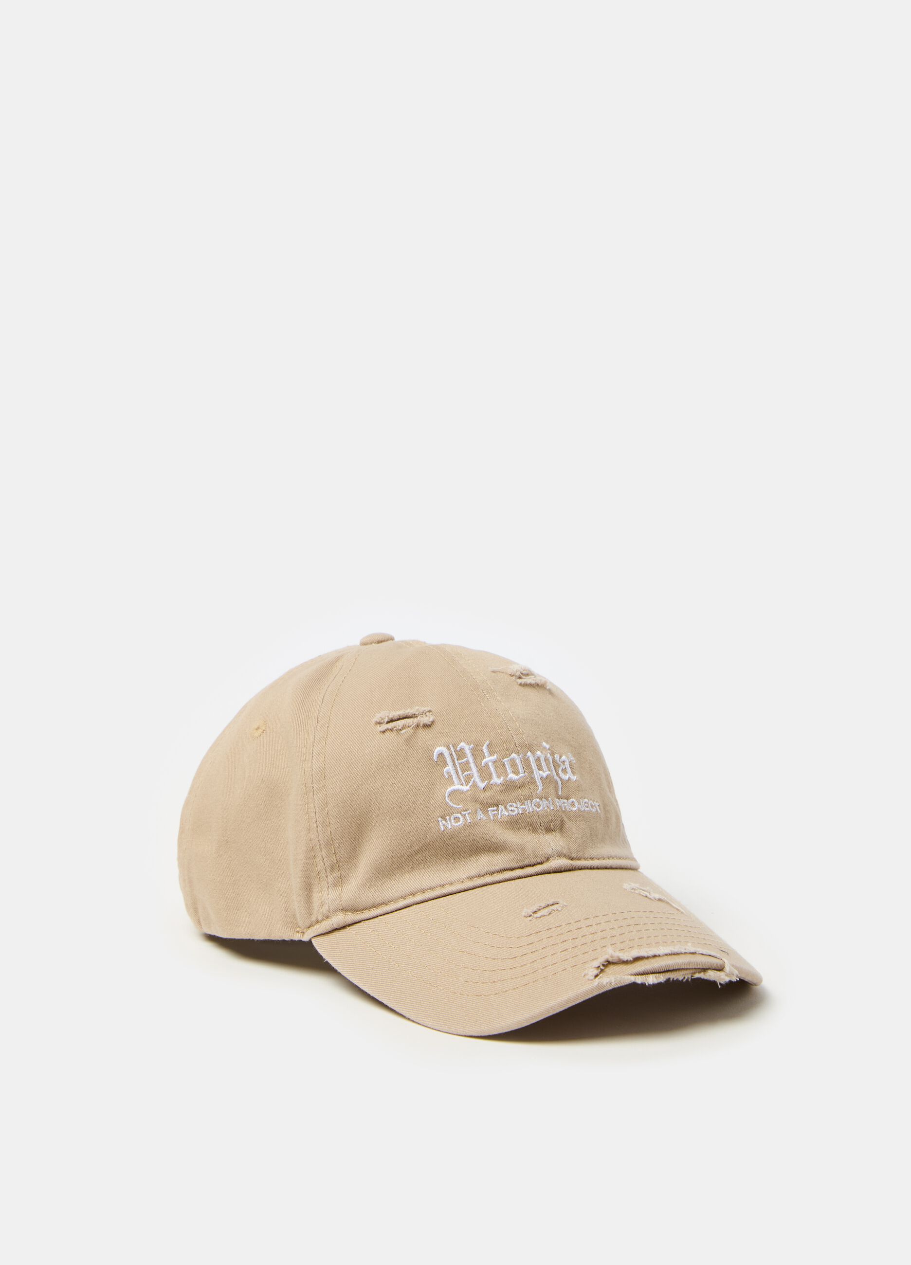 Ovs Distressed Cap Sand