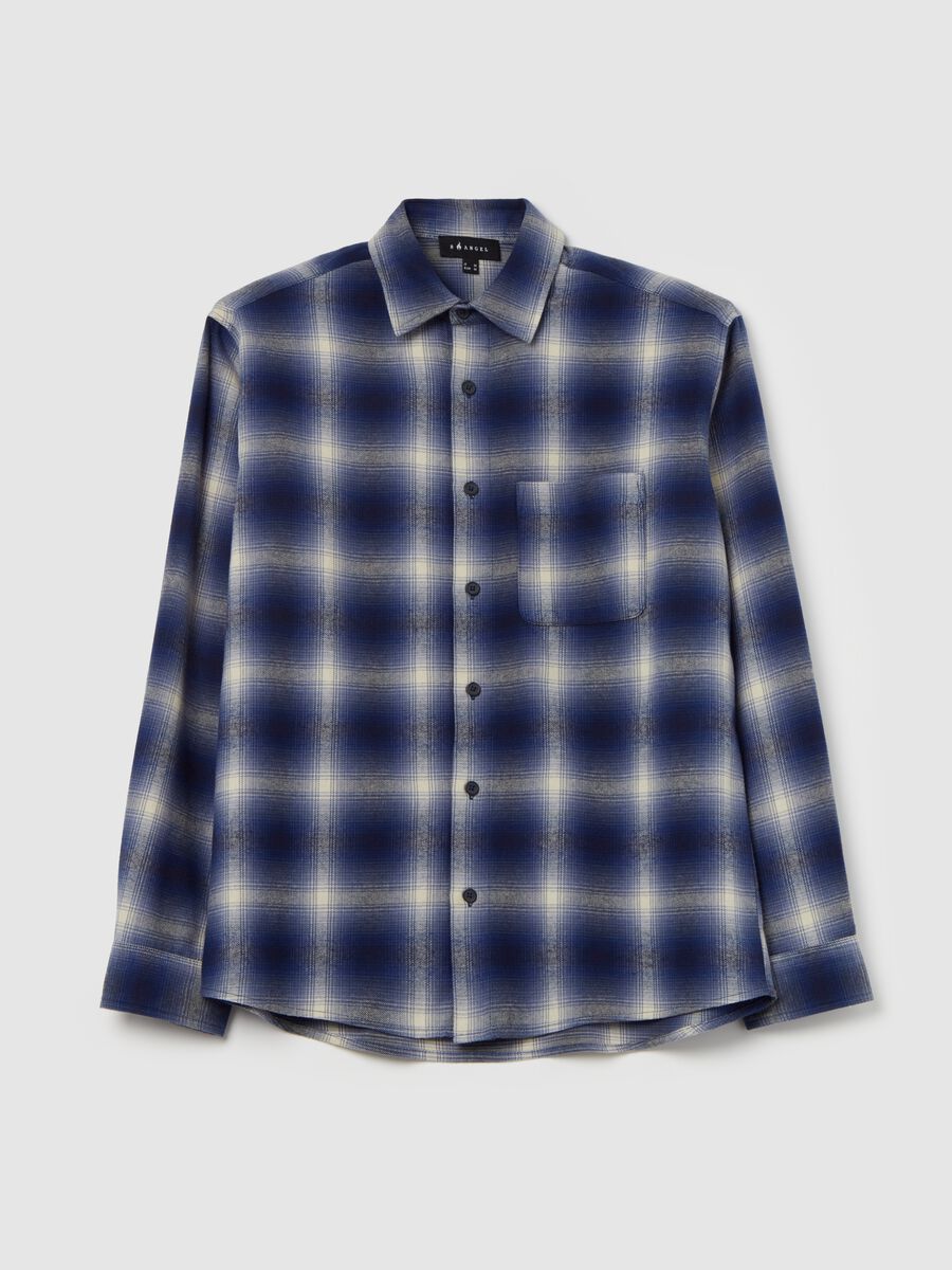 Regular-fit shirt in check flannel_4