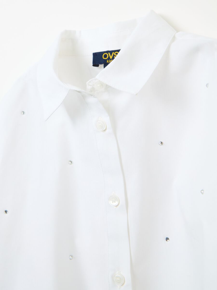 Cotton shirt with diamantés_2