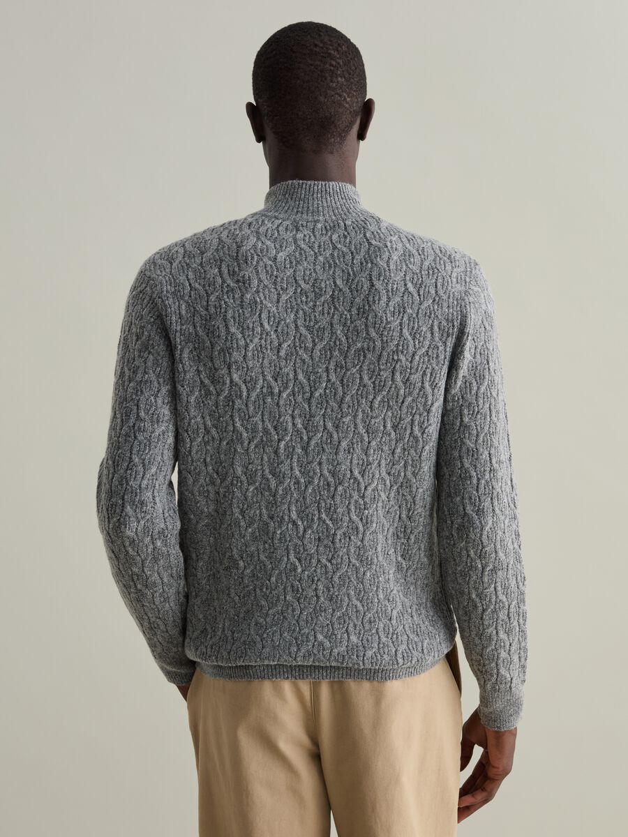 Half-zip cable-knit pullover_3