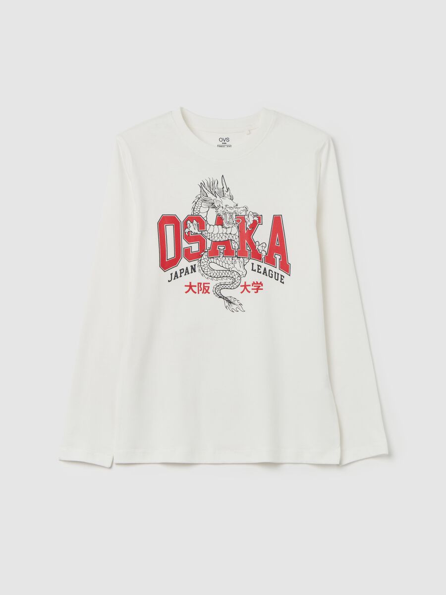 T-shirt con stampa "Osaka Japan League"_0