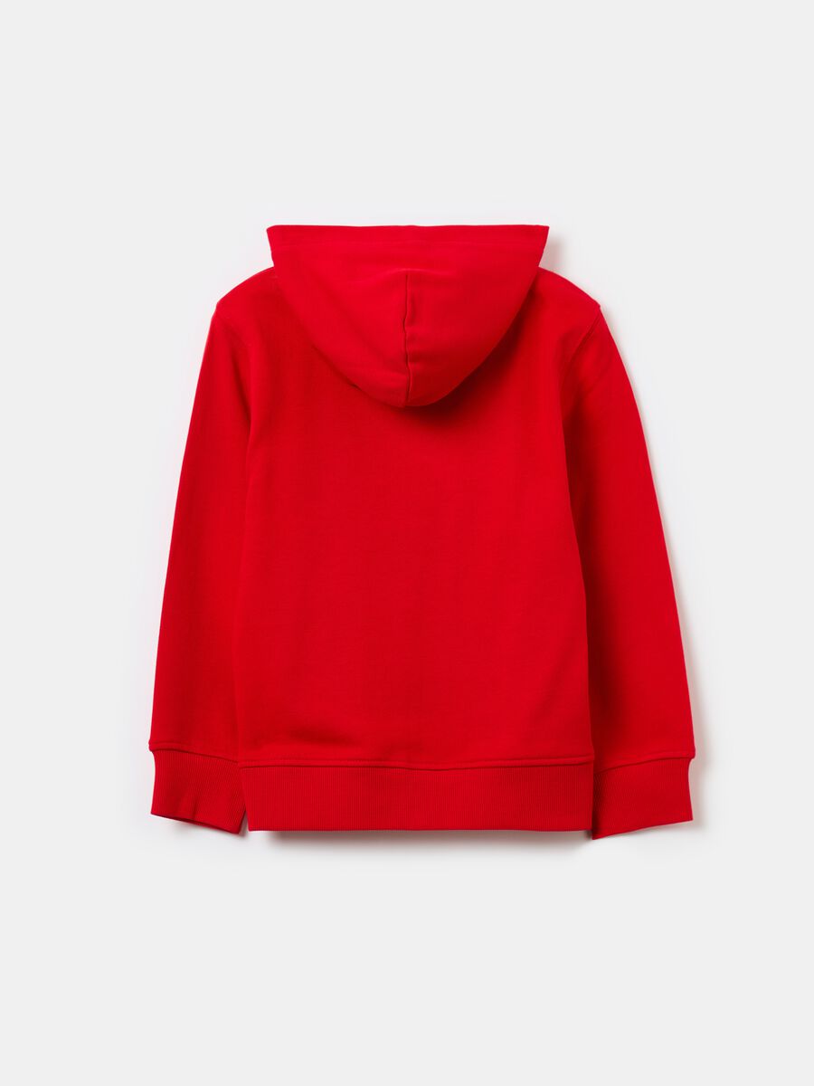 Essential organic cotton full-zip sweatshirt with hood_1