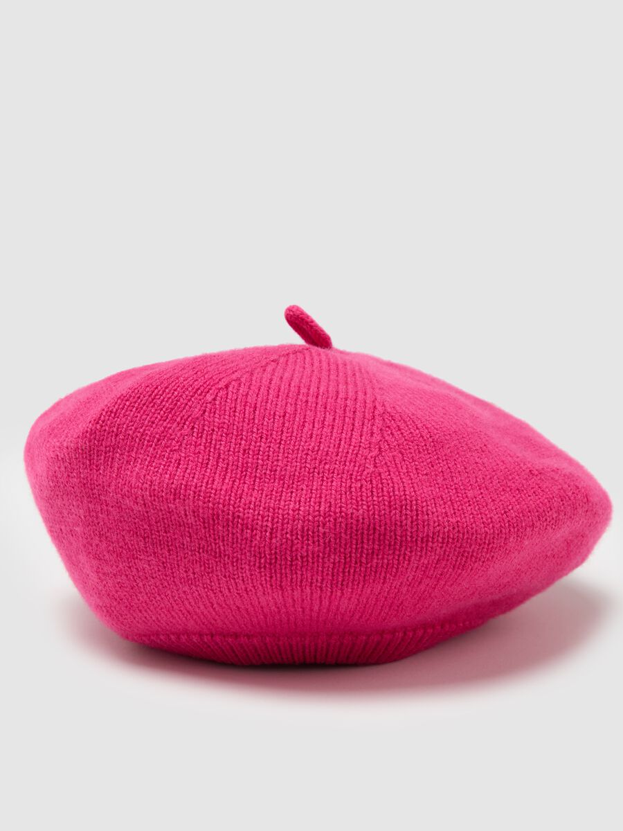 French beret in wool_0