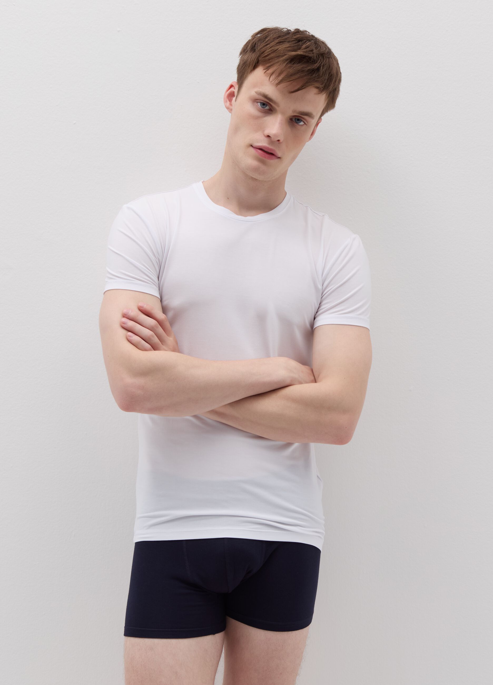 Stretch modal undershirt