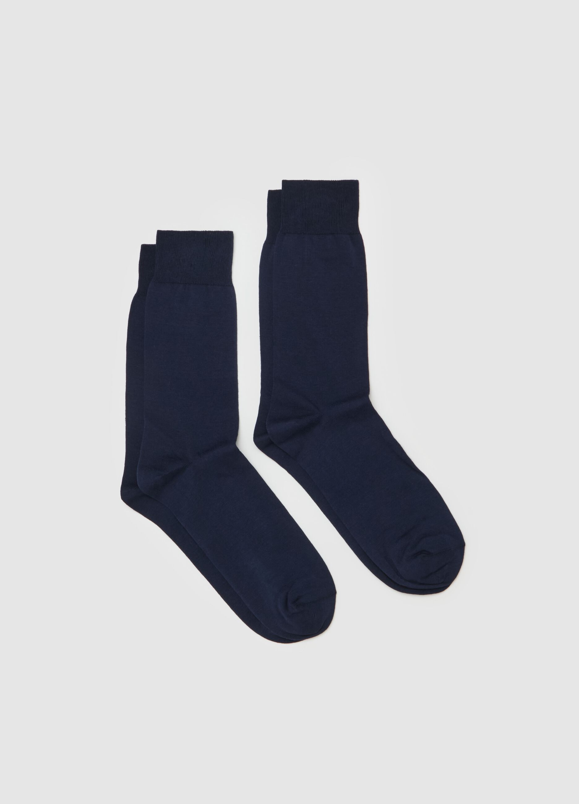 Two-pair pack short socks in organic cotton