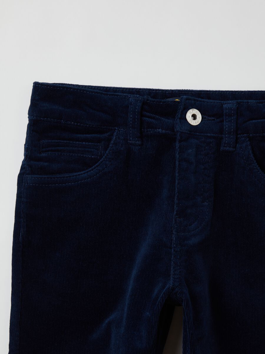 Five-pocket corduroy trousers_2