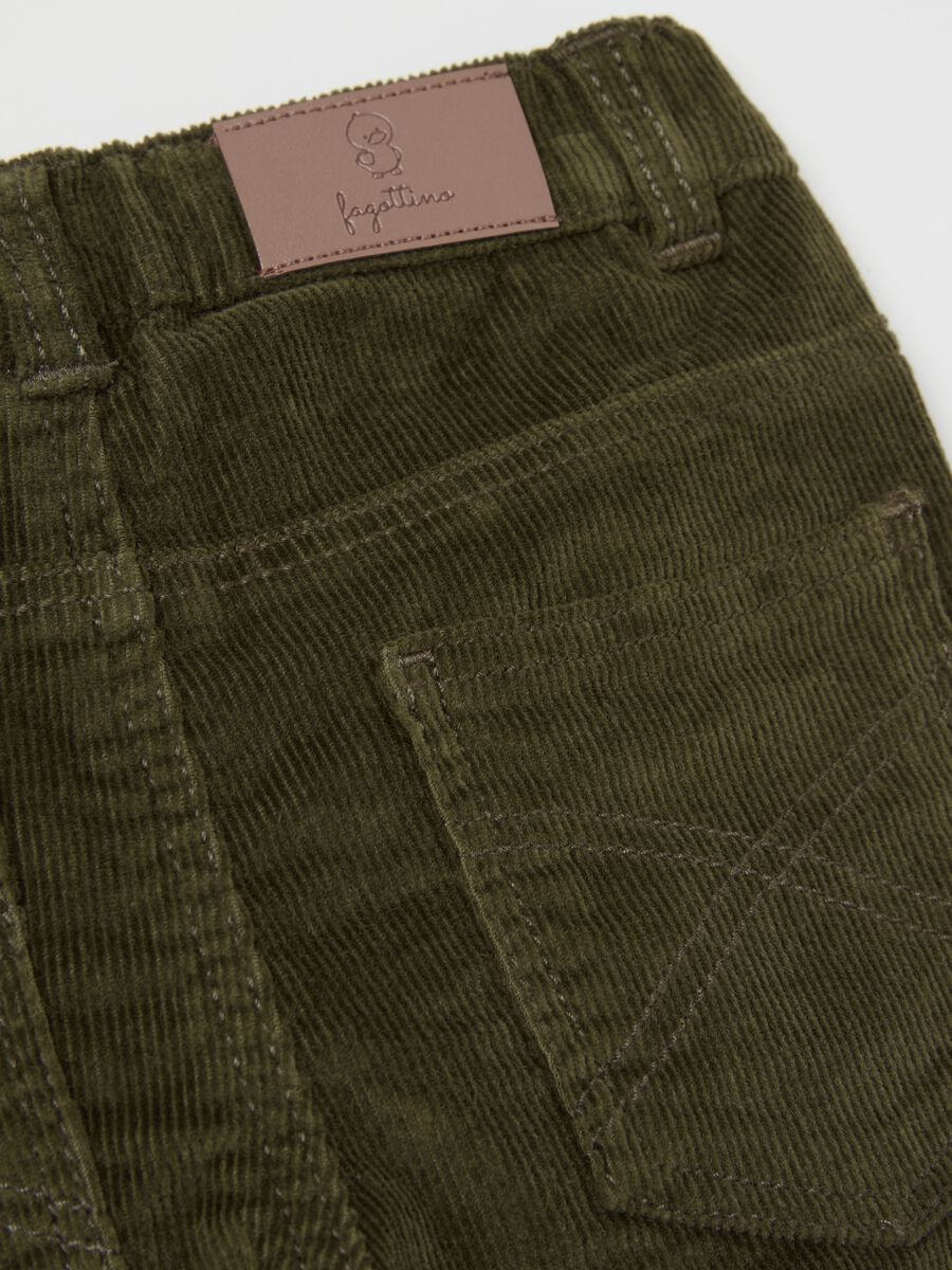 Pantaloni in corduroy cinque tasche_3