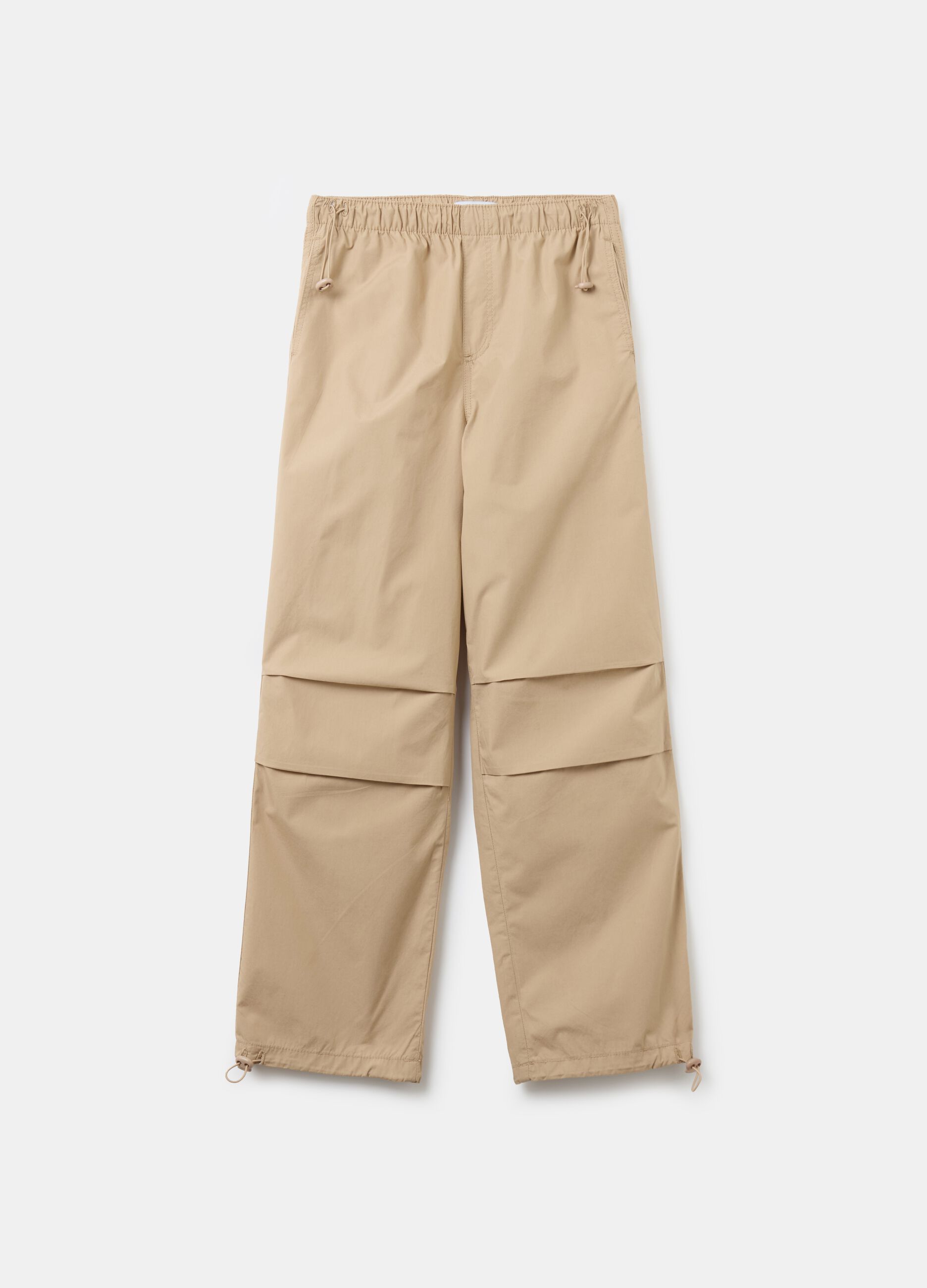 Cotton parachute trousers