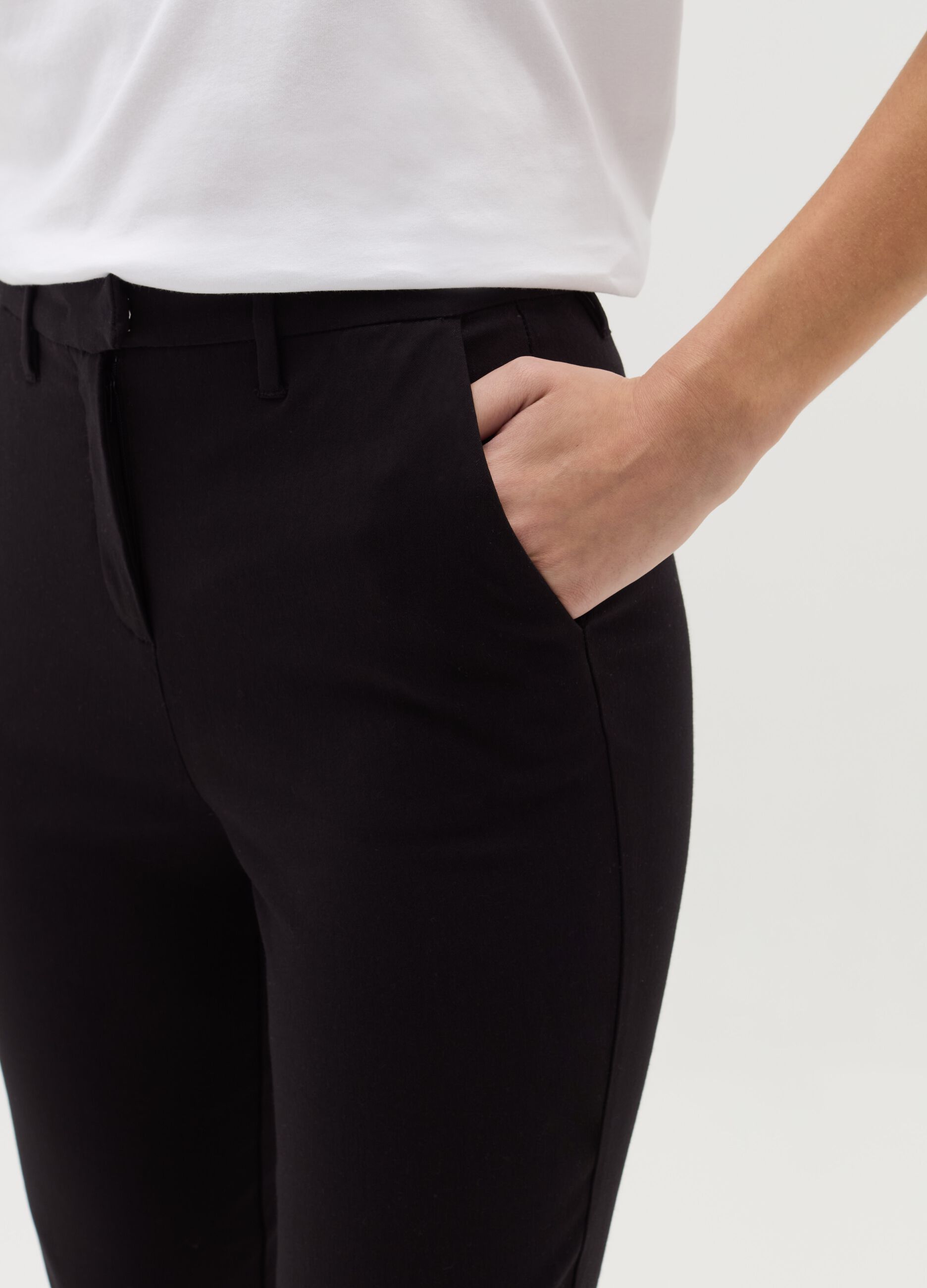 Pantaloni chino stretch