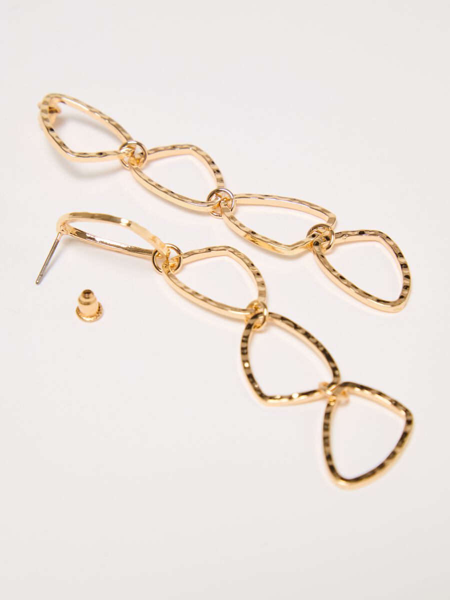 Chain pendant earrings_2