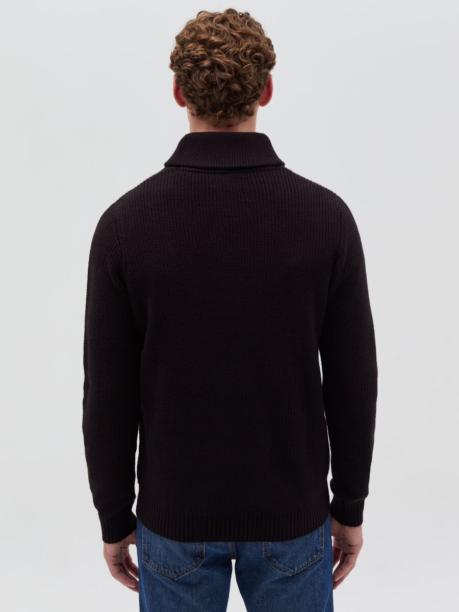 Pullover with shawl neck_3