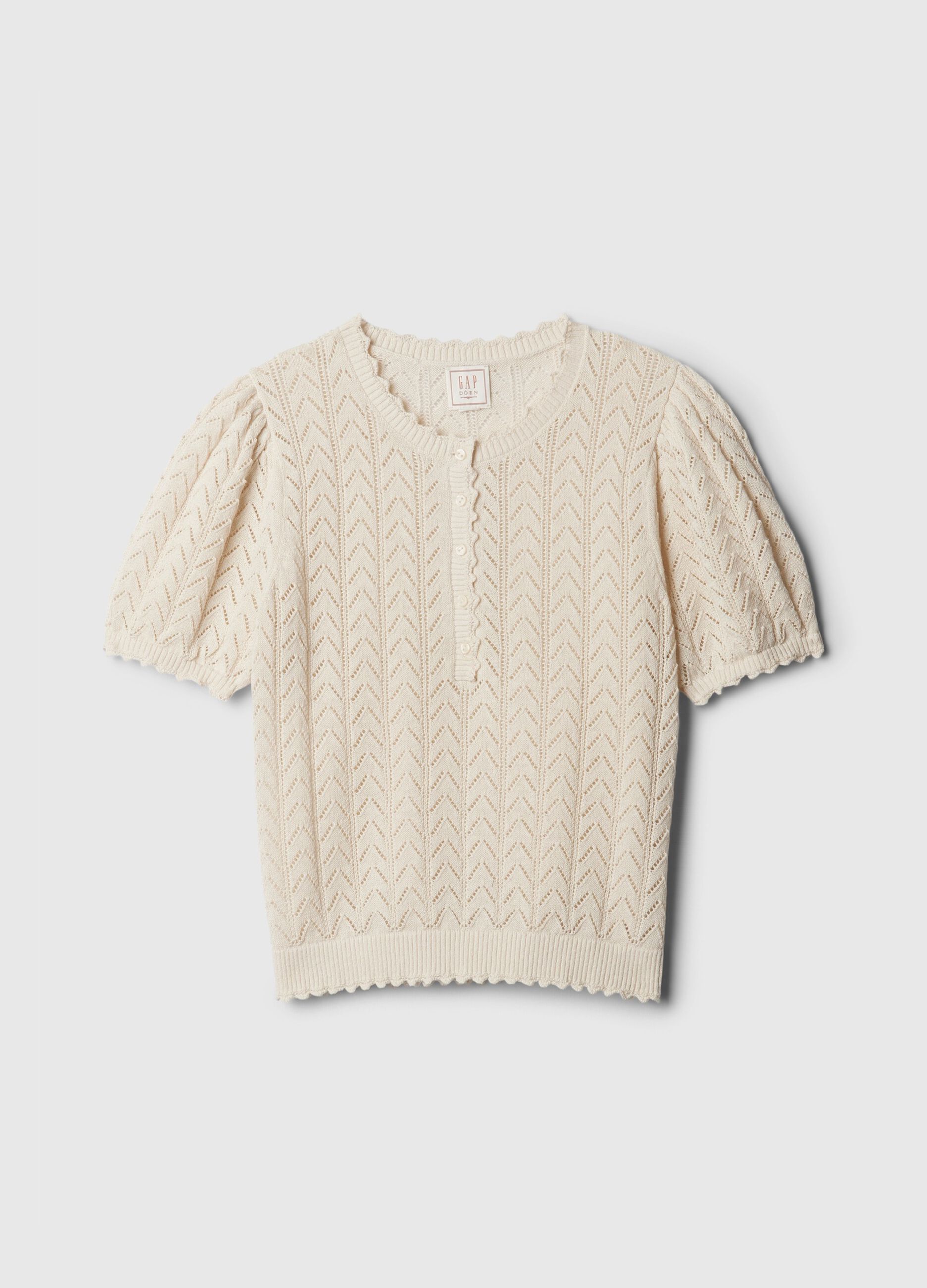 GAP for DÔEN pointelle-knit top