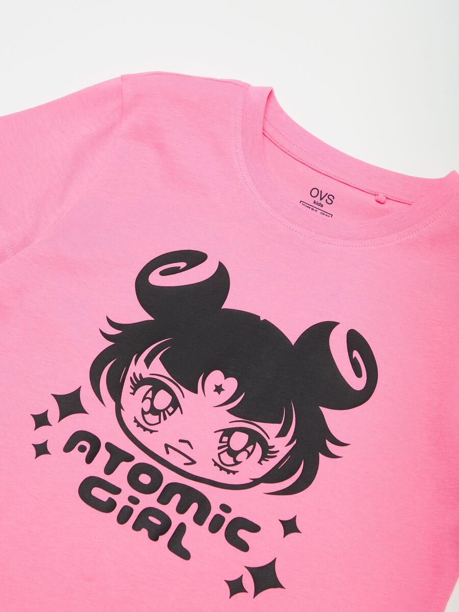 T-shirt with Aromic Girl print_2