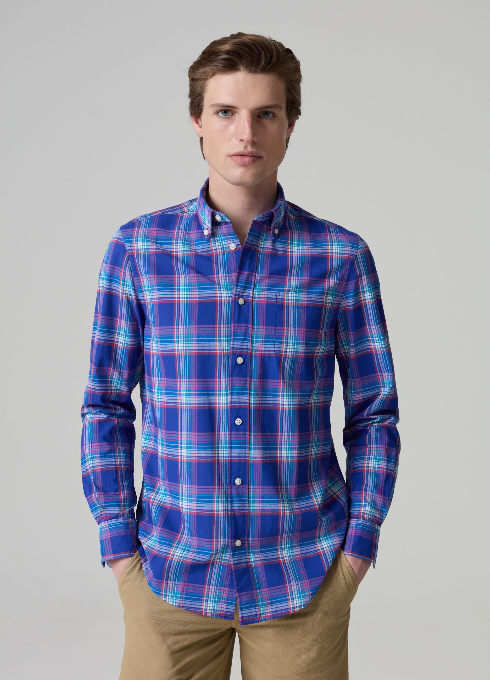 Ovs Camicia button-down fantasia check