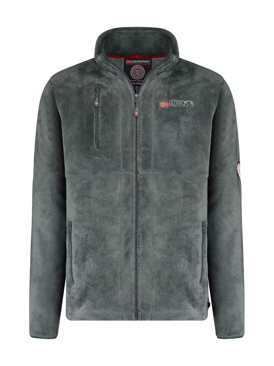 Geographical Norway full-zip sweatshirt in fleece with high neck_0