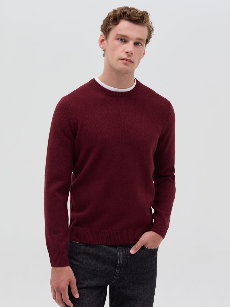 Round neck pullover_1