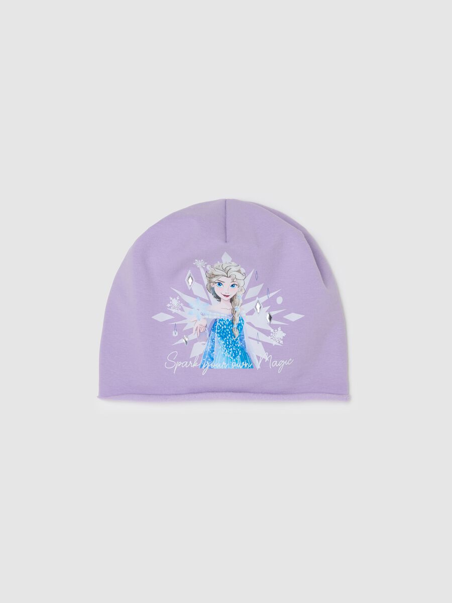 Fleece hat with Elsa "Spark your magic” print_0