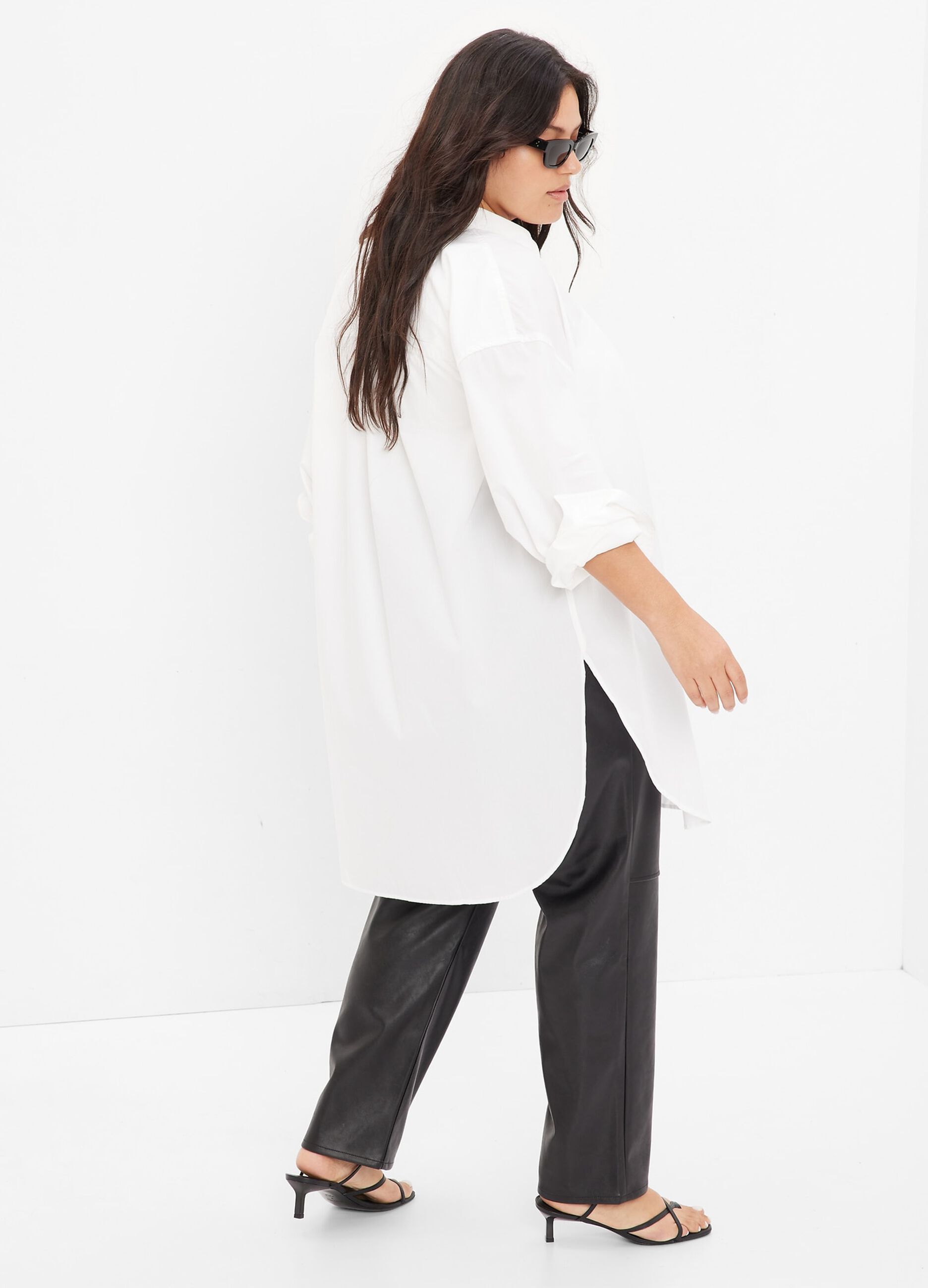 Tunic shirt in cotton