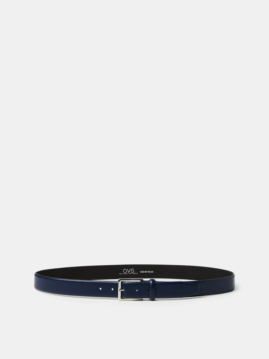 Solid colour belt with square buckle_1