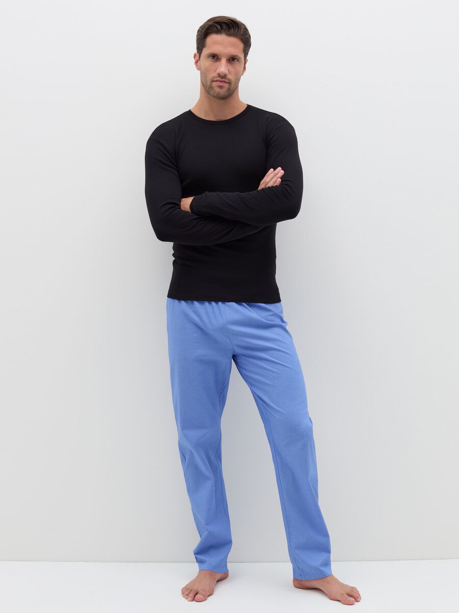 Two-pack undershirts with long sleeves_0