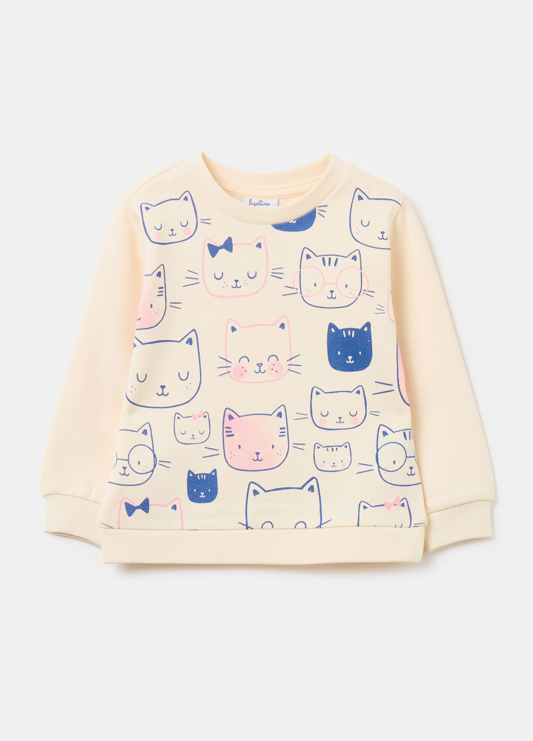 French terry sweatshirt with print