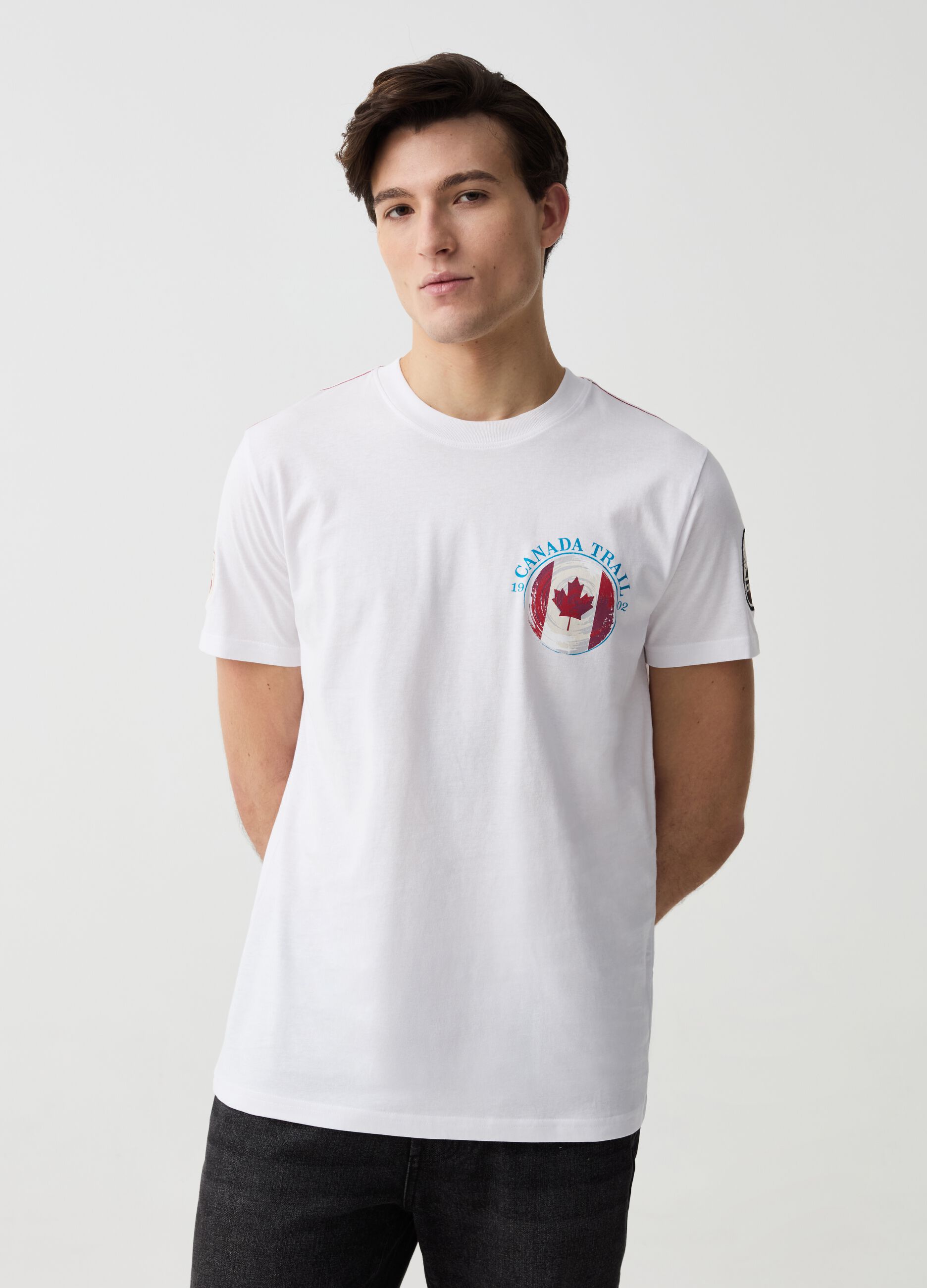 Ovs T-shirt con stampa Canada Trail