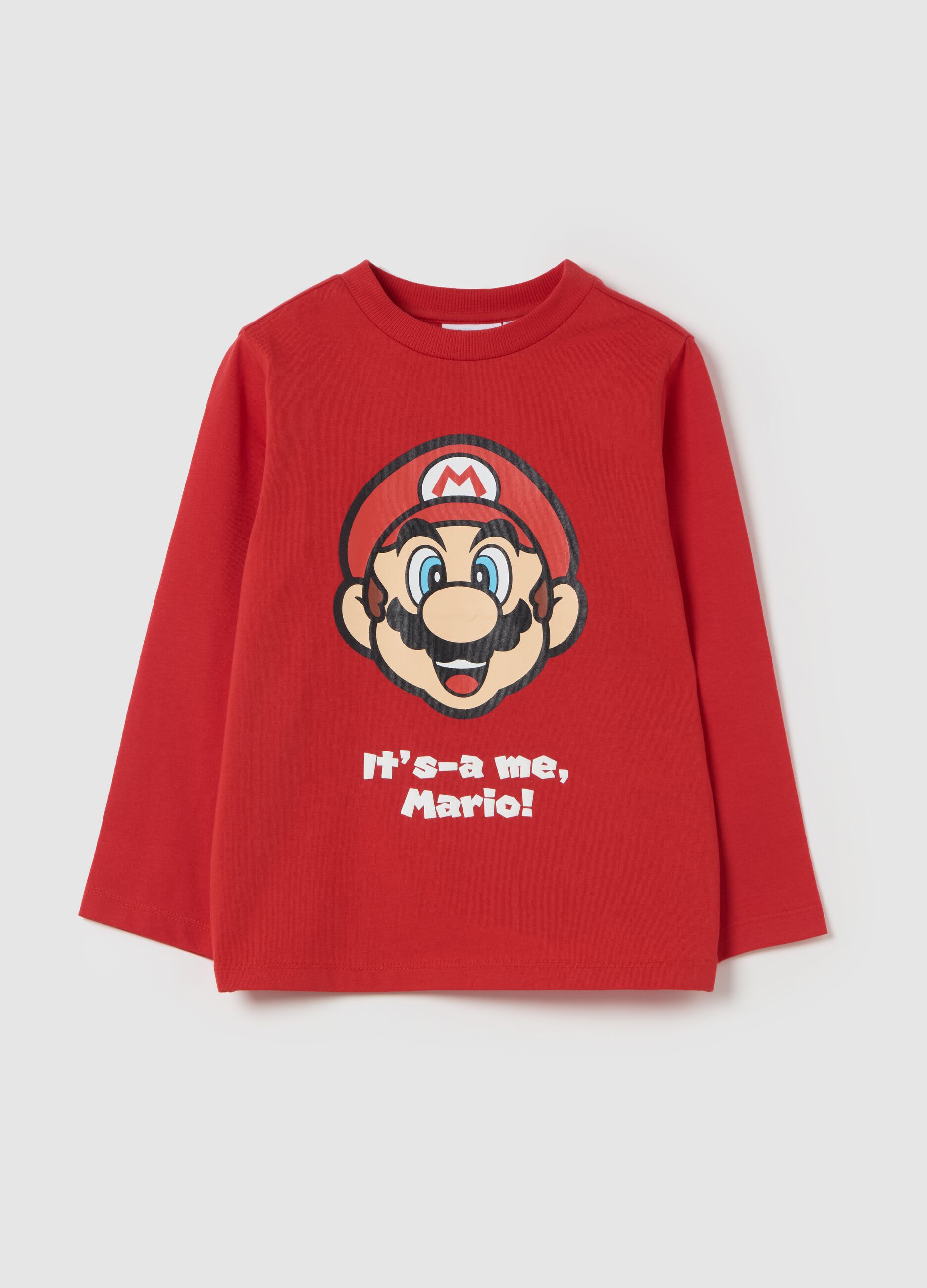 T-shirt maniche lunghe stampa Super Mario™