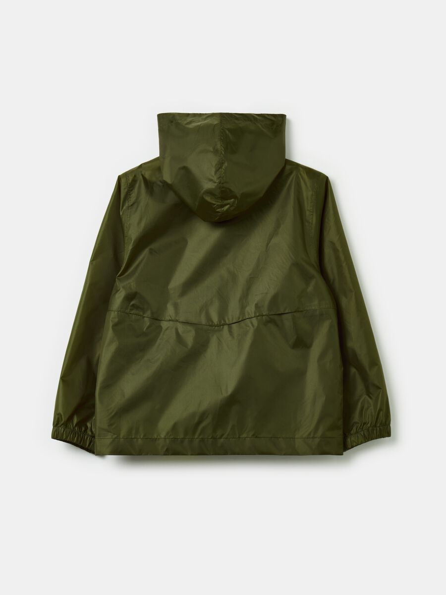 Essential waterproof jacket with hood_1