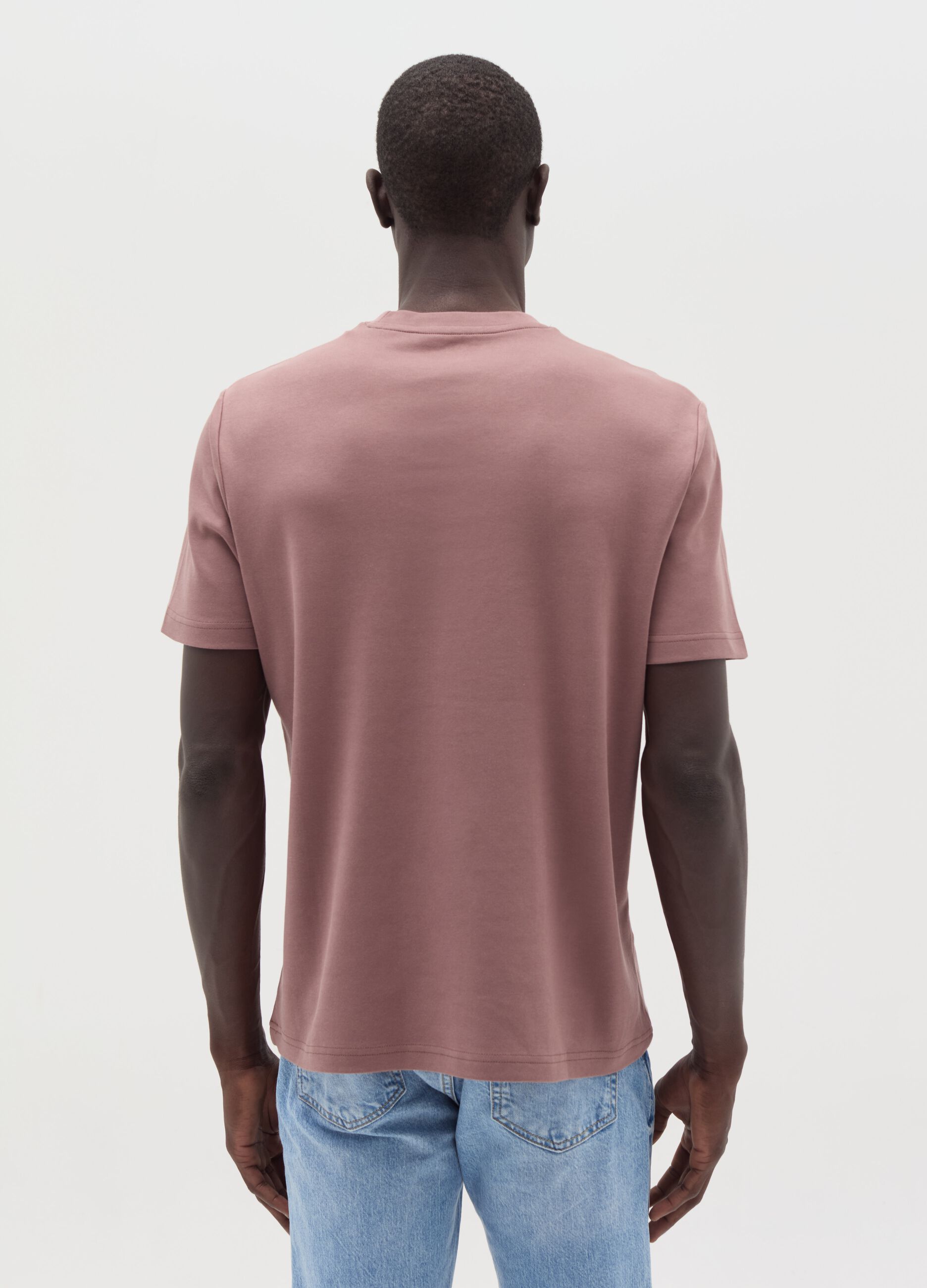 Interlock cotton T-shirt