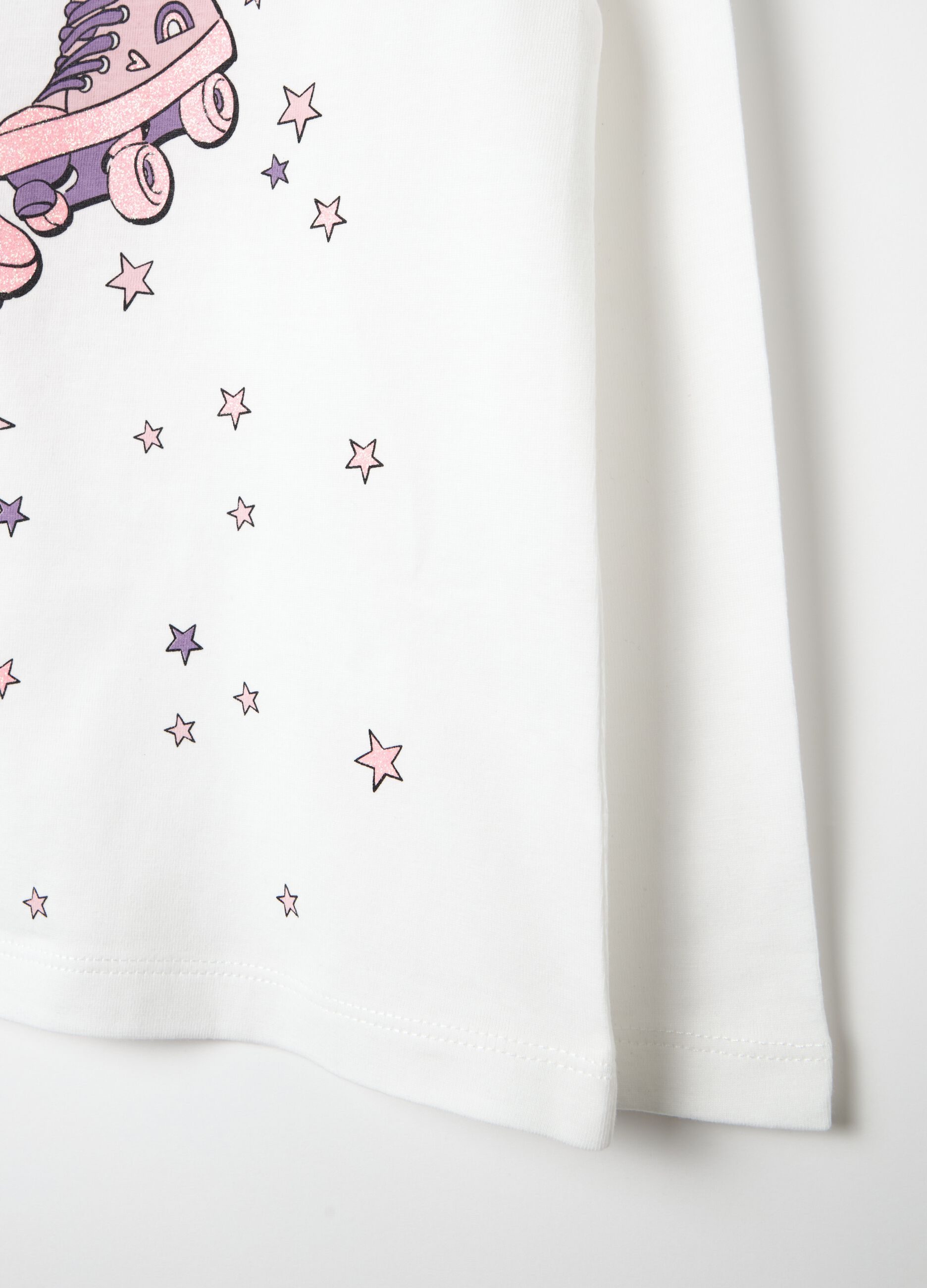 Long-sleeved T-shirt with print