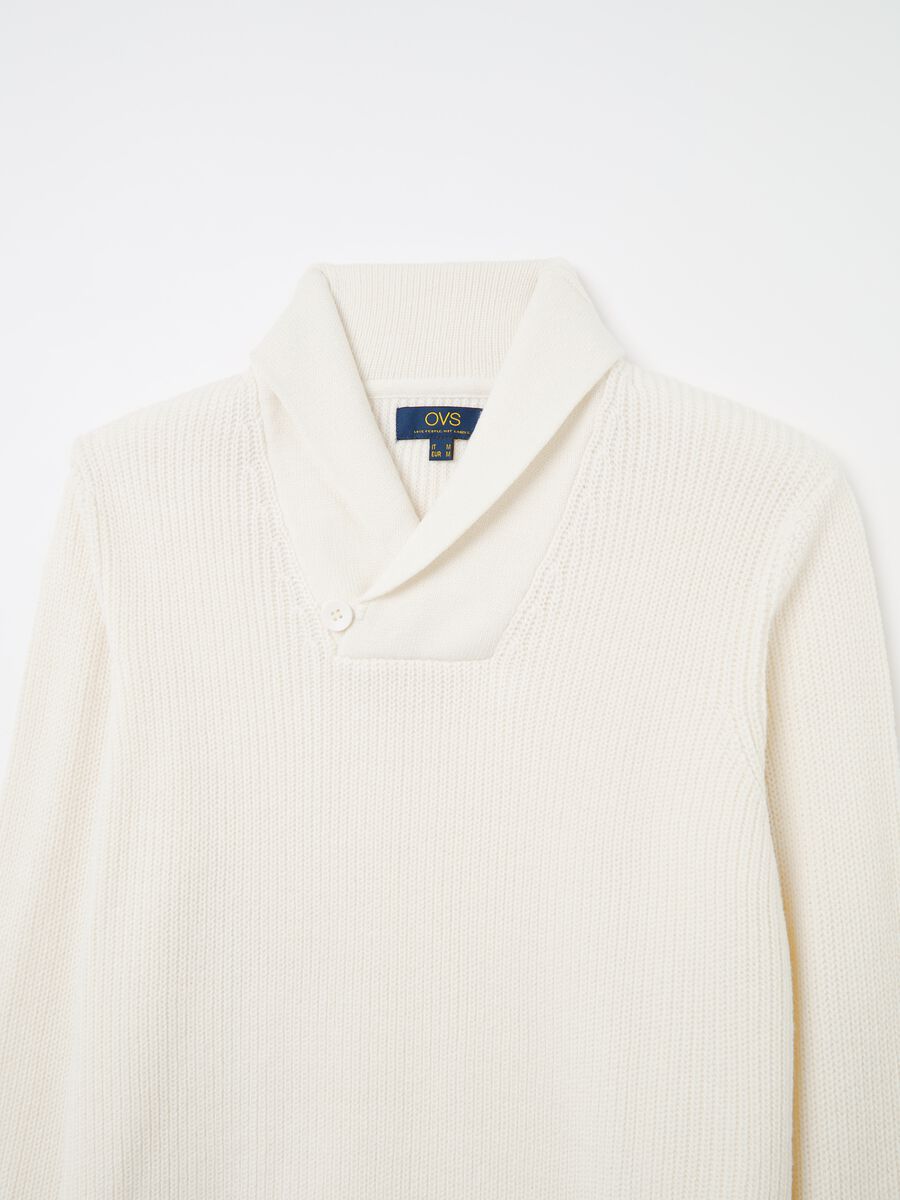 Pullover with shawl neck_5