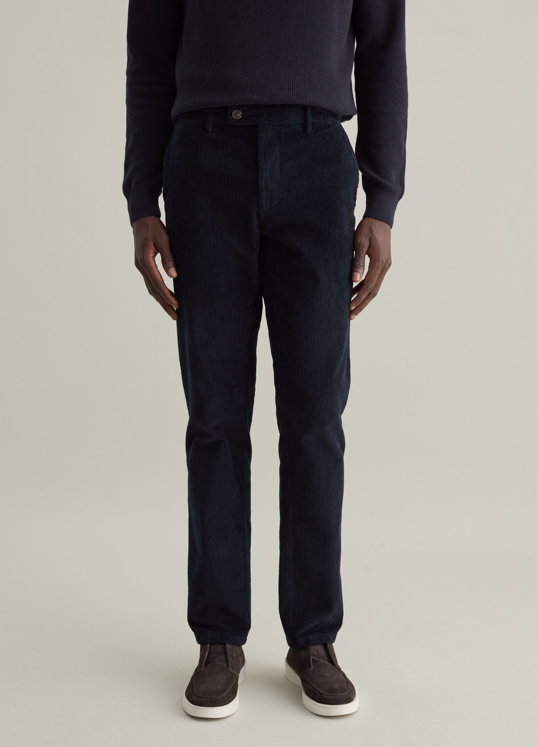 Pantaloni in corduroy stretch Contemporary