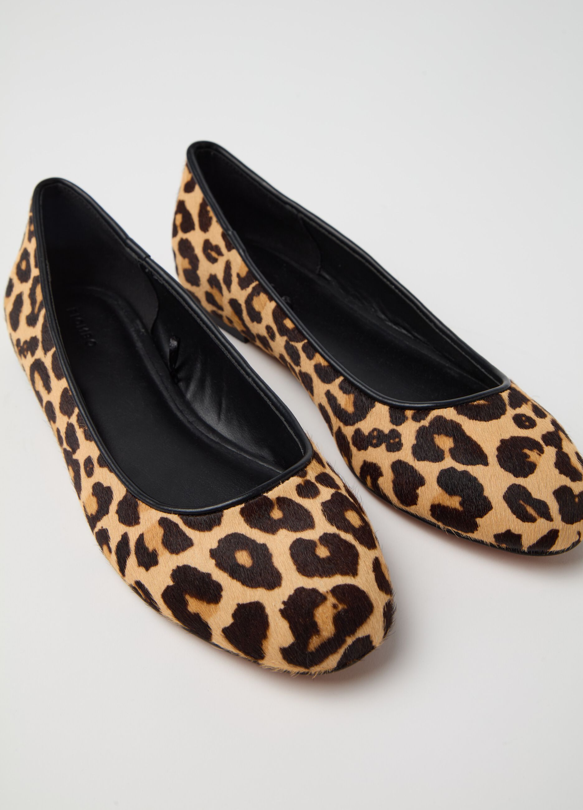 Ballerine in cavallino animalier