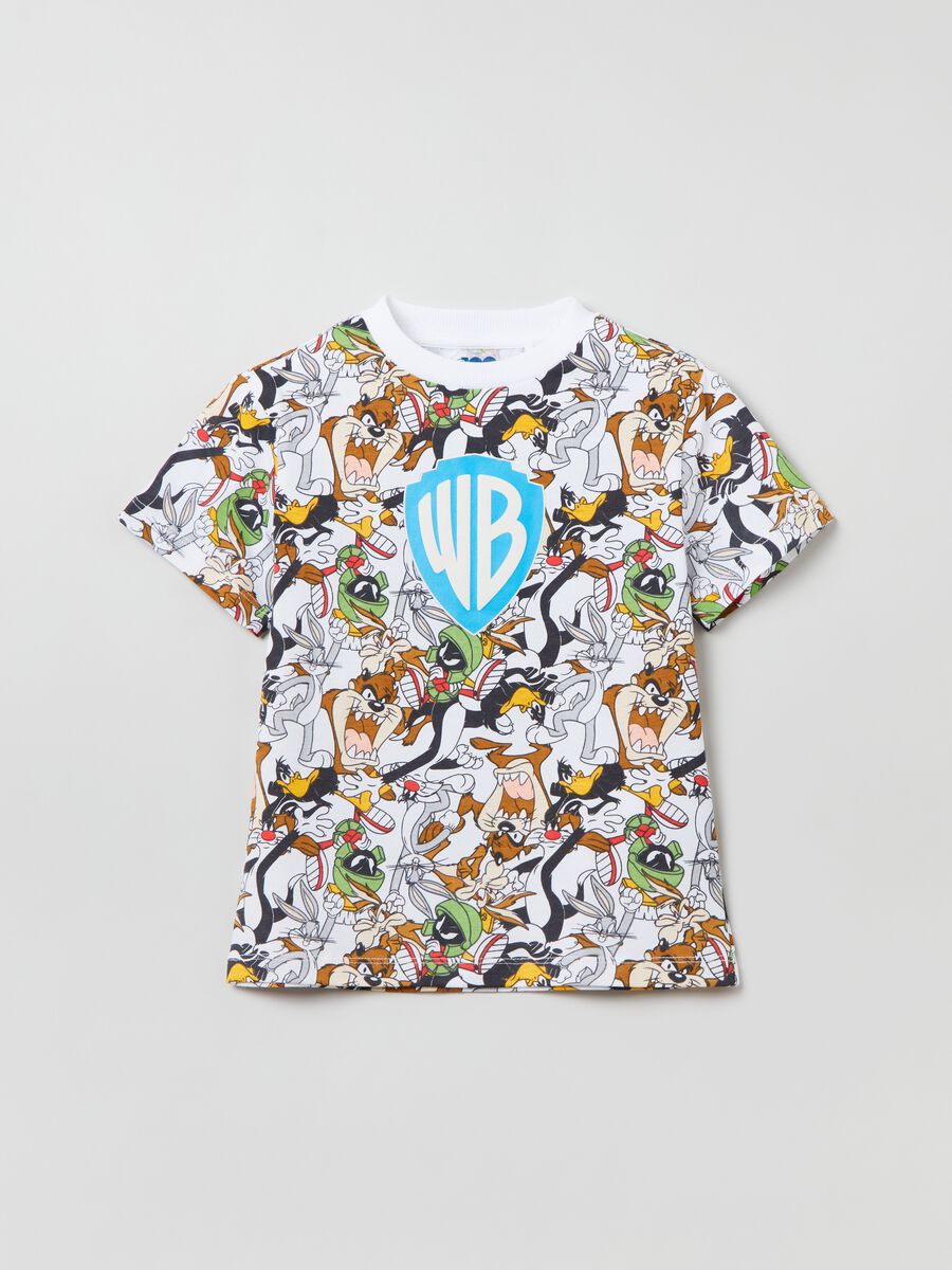 T-shirt with Looney Tunes characters print_0