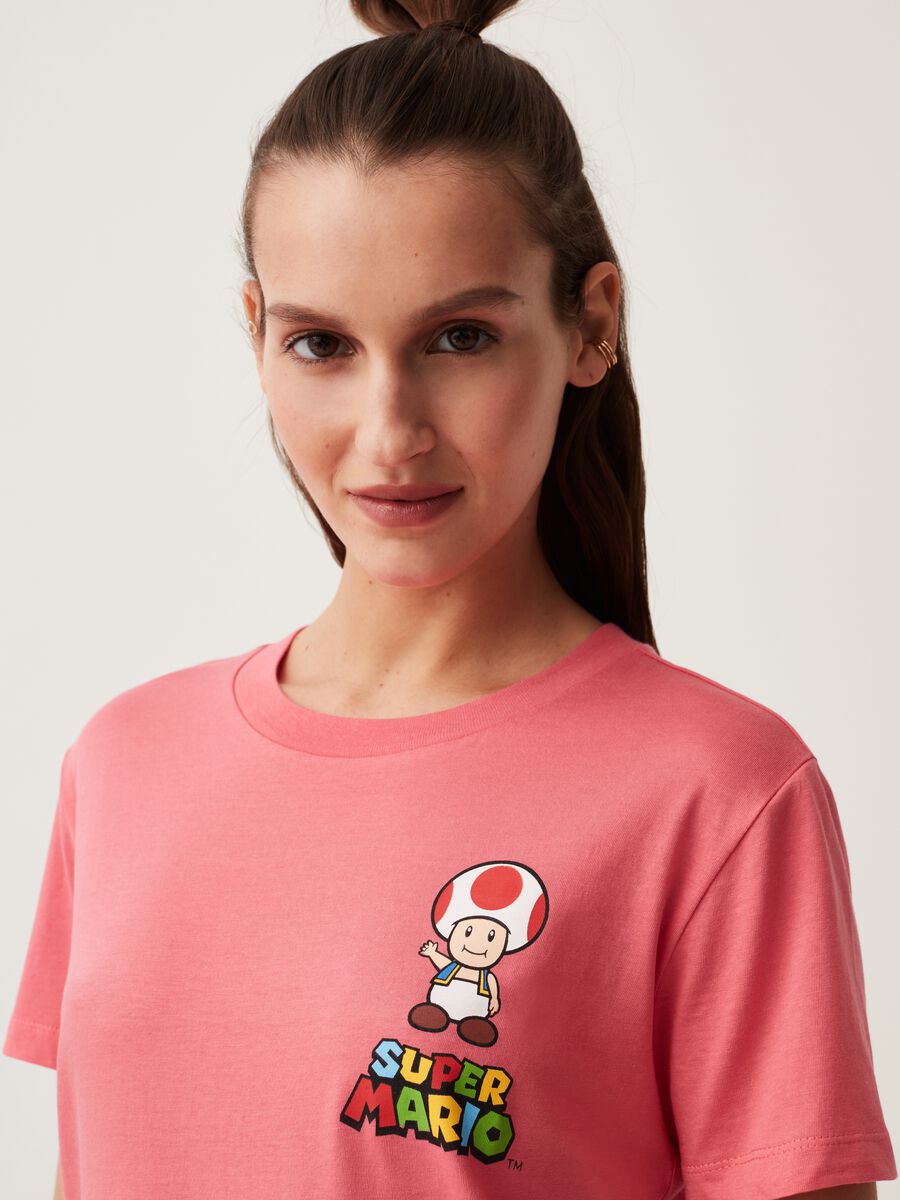 T-shirt with Super Mario Toad print_1