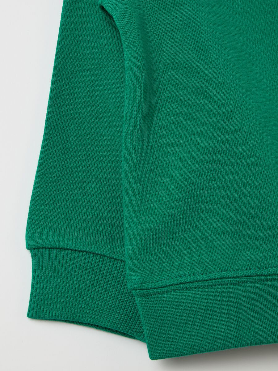 Full-zip sweatshirt in French terry with hood_3