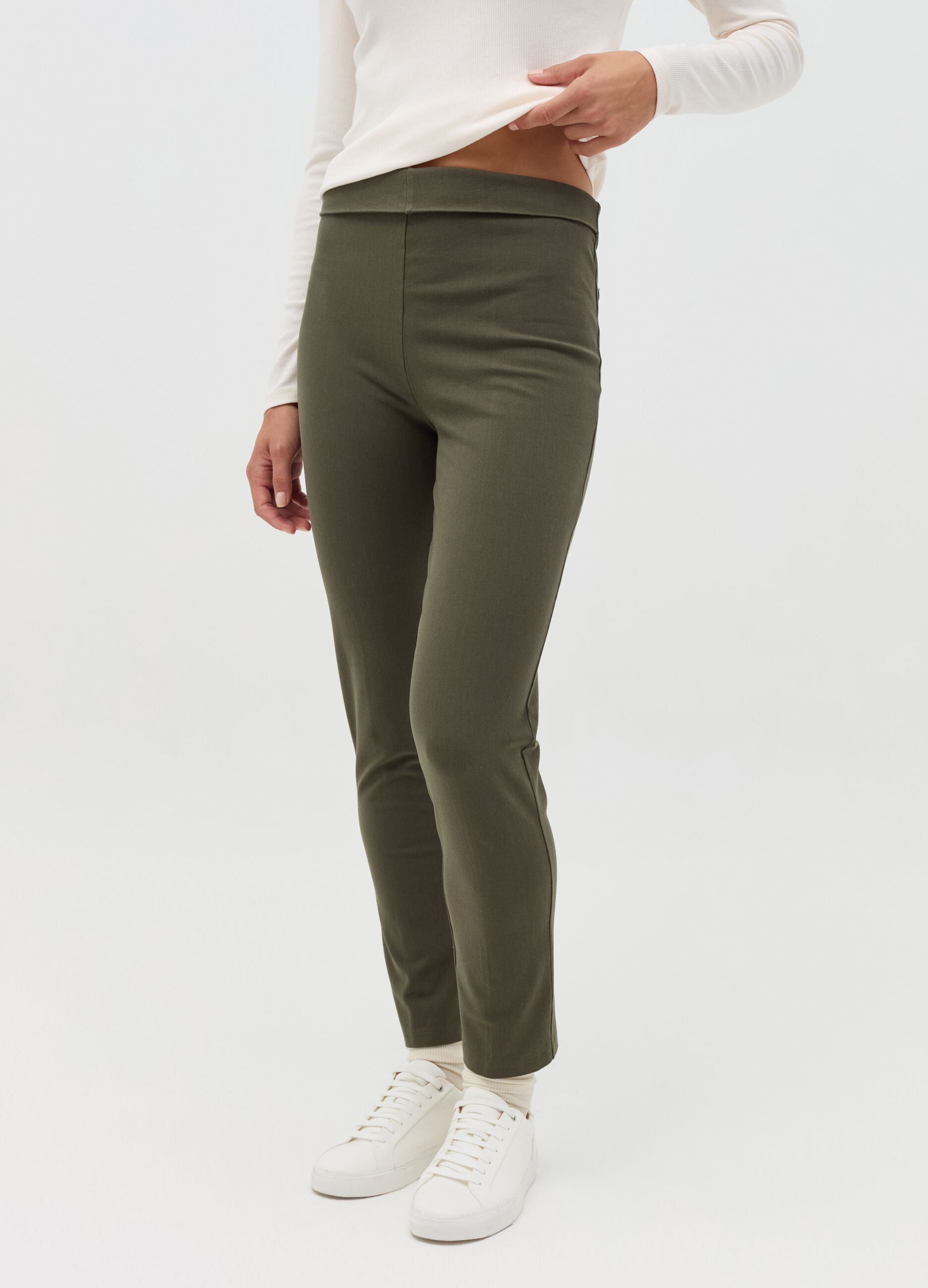 Stretch maternity trousers