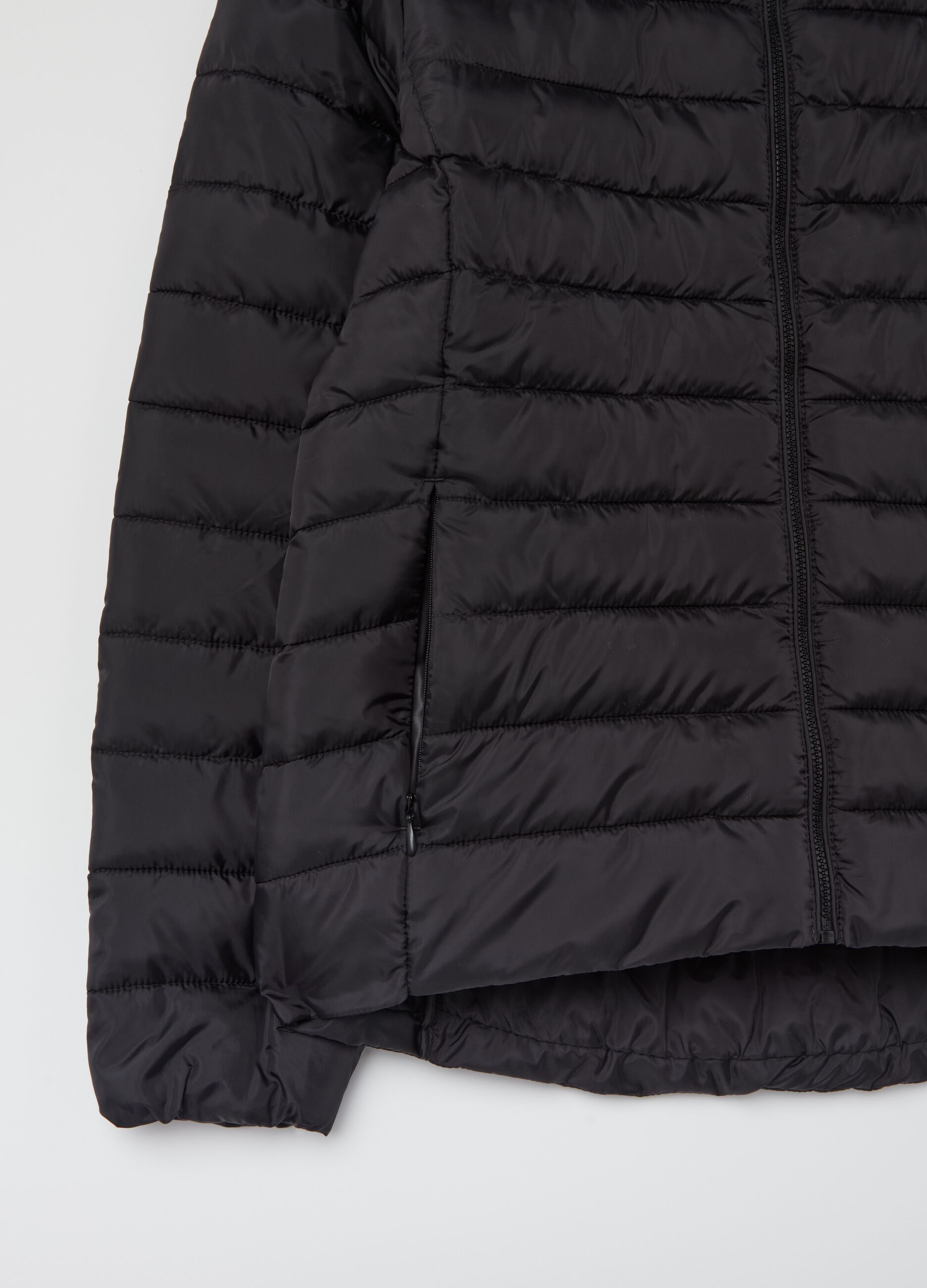 Essential short ultralight down jacket