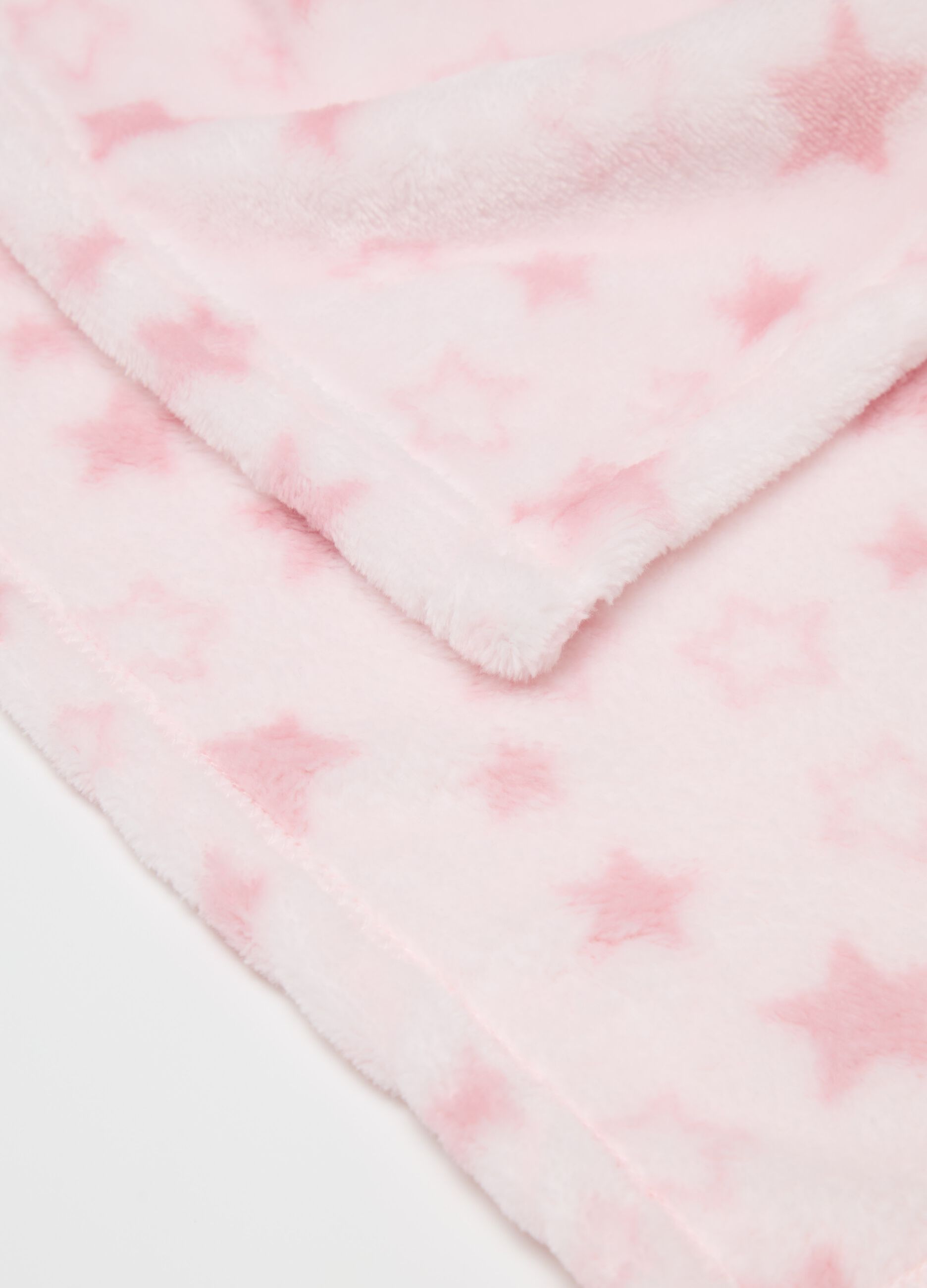 Coperta in velour con stampa stelle