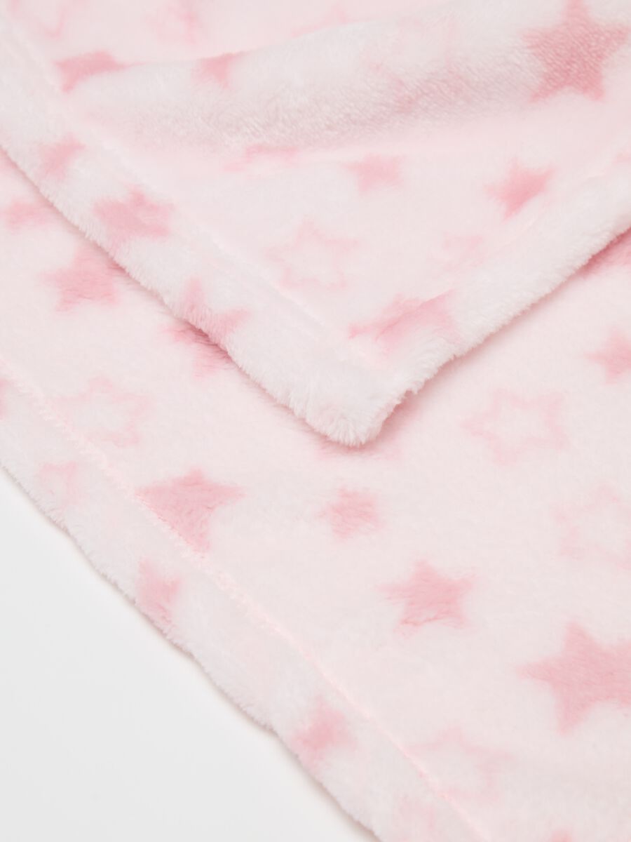 Coperta in velour con stampa stelle_2